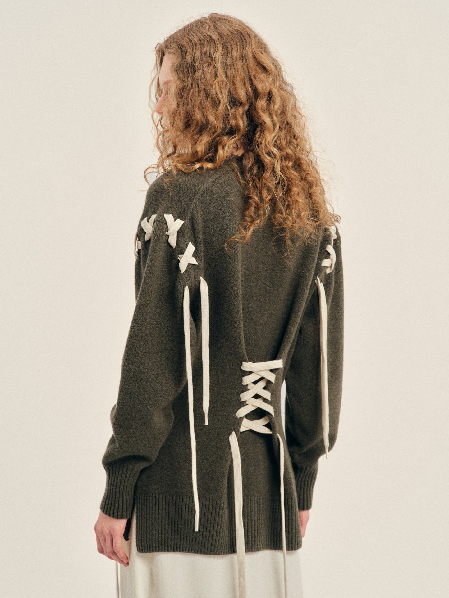 Merino Sculpted Corset Cardigan
