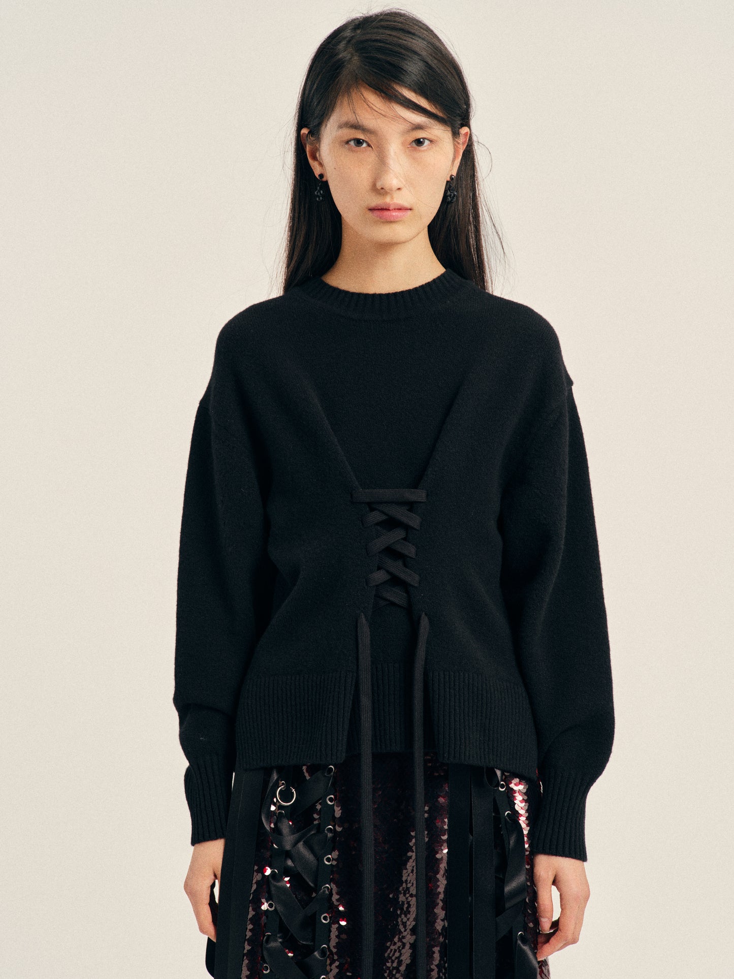 Merino Sculpted Corset Jumper