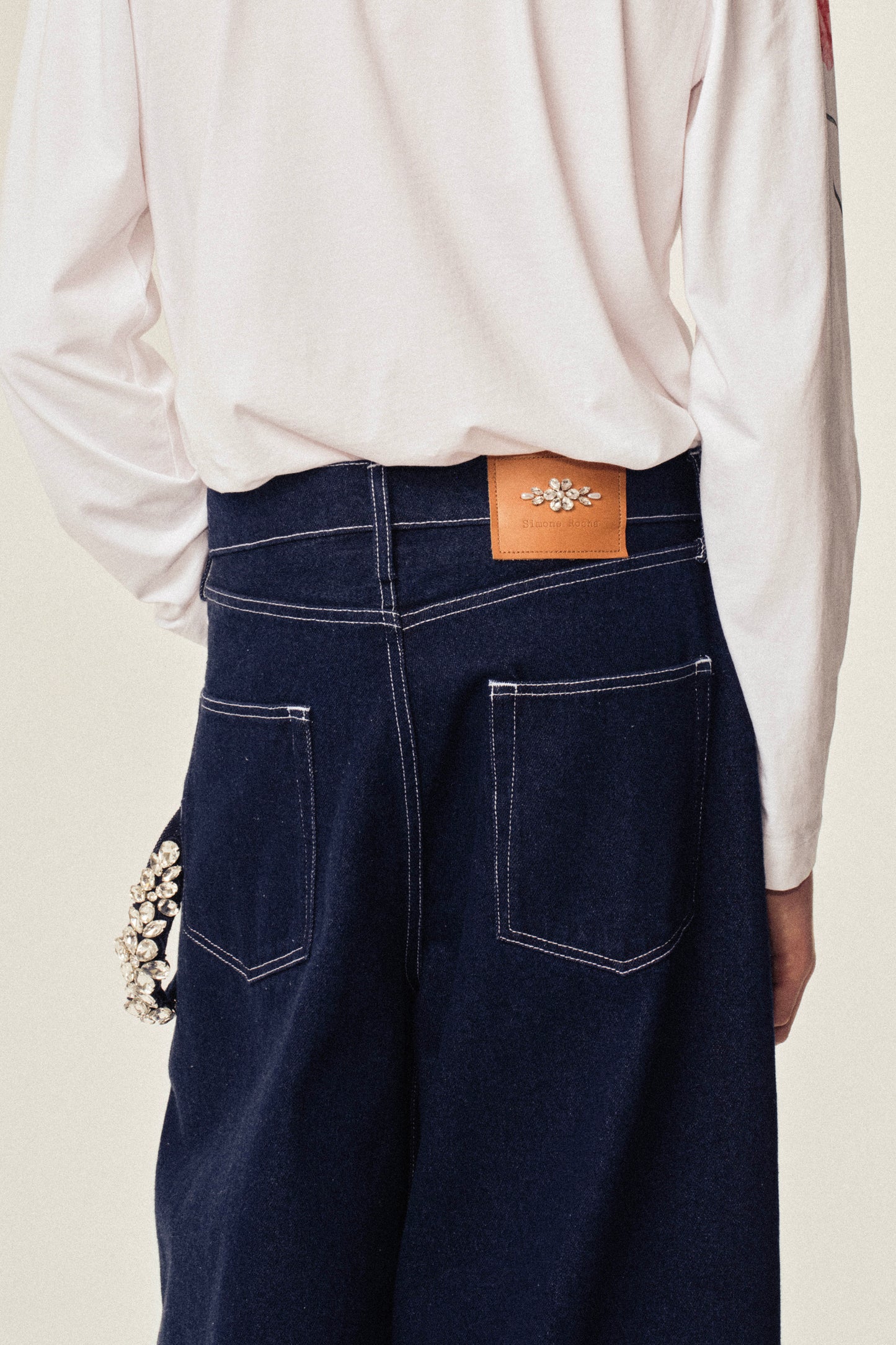 Embellished Puddle Jeans