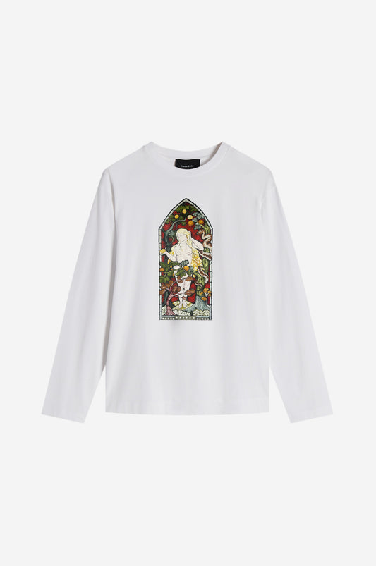 Stained Glass Woman Long Sleeve T-Shirt