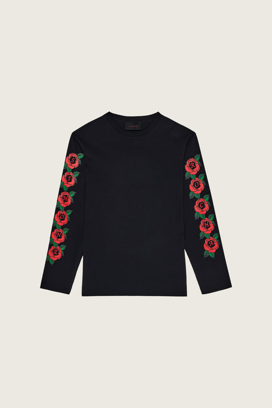 Cluster Rose Long Sleeve T-Shirt