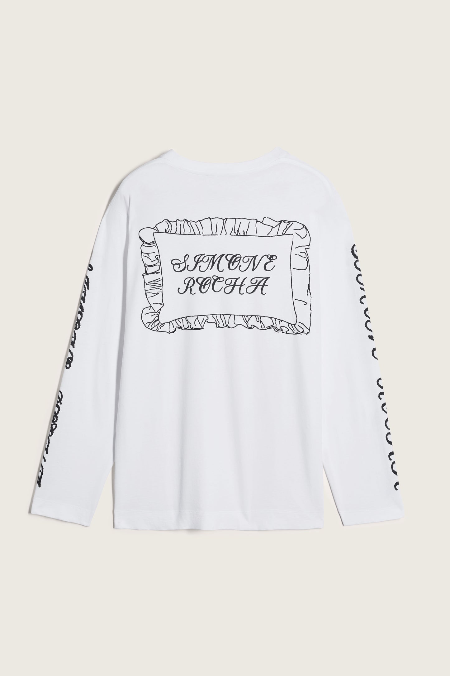 Pillowcase Logo Print Long Sleeve T-Shirt
