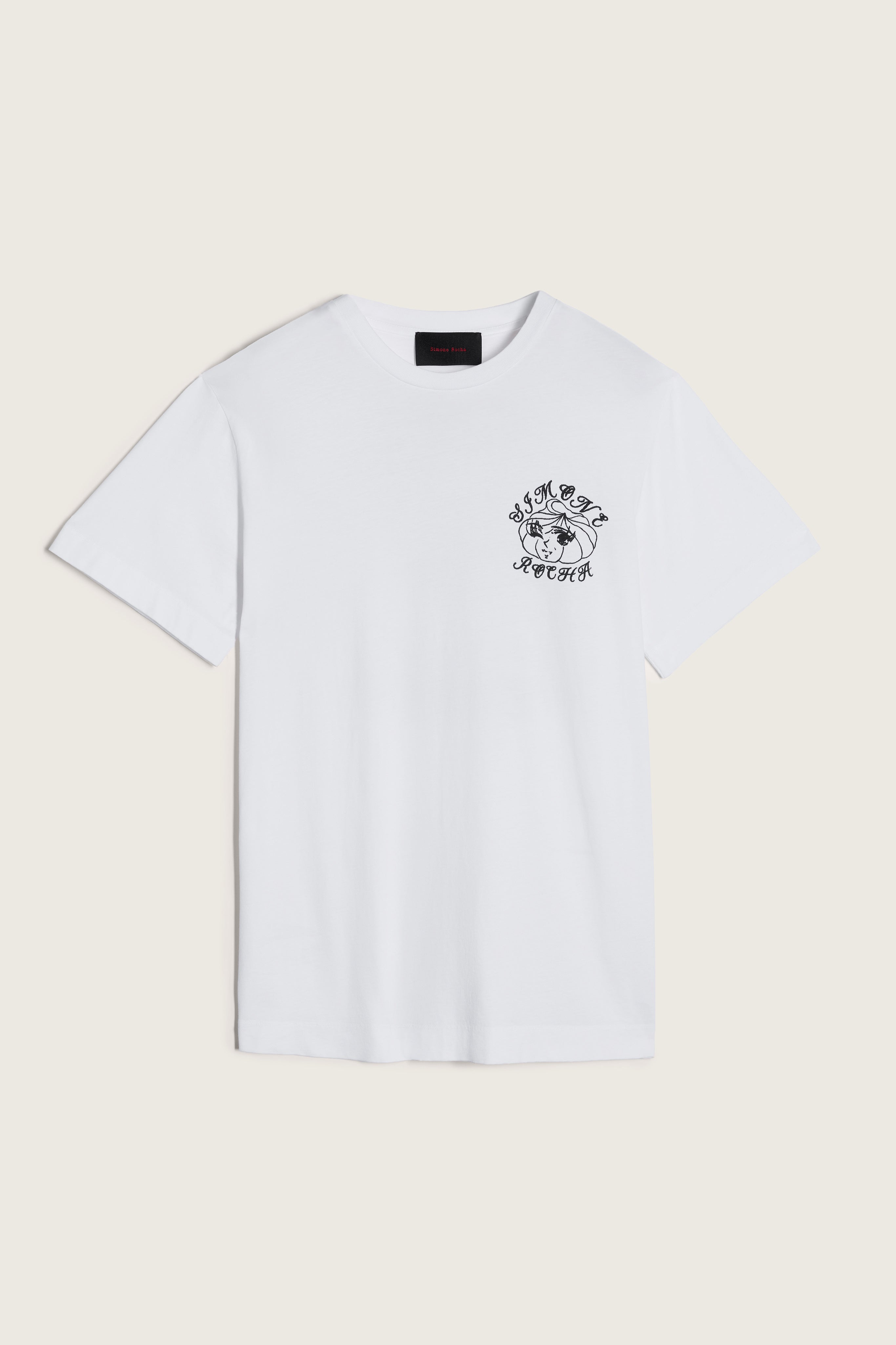Simone Rocha Tシャツ Simone Rocha: Black Poppy Field T-shirt | SSENSE Germany