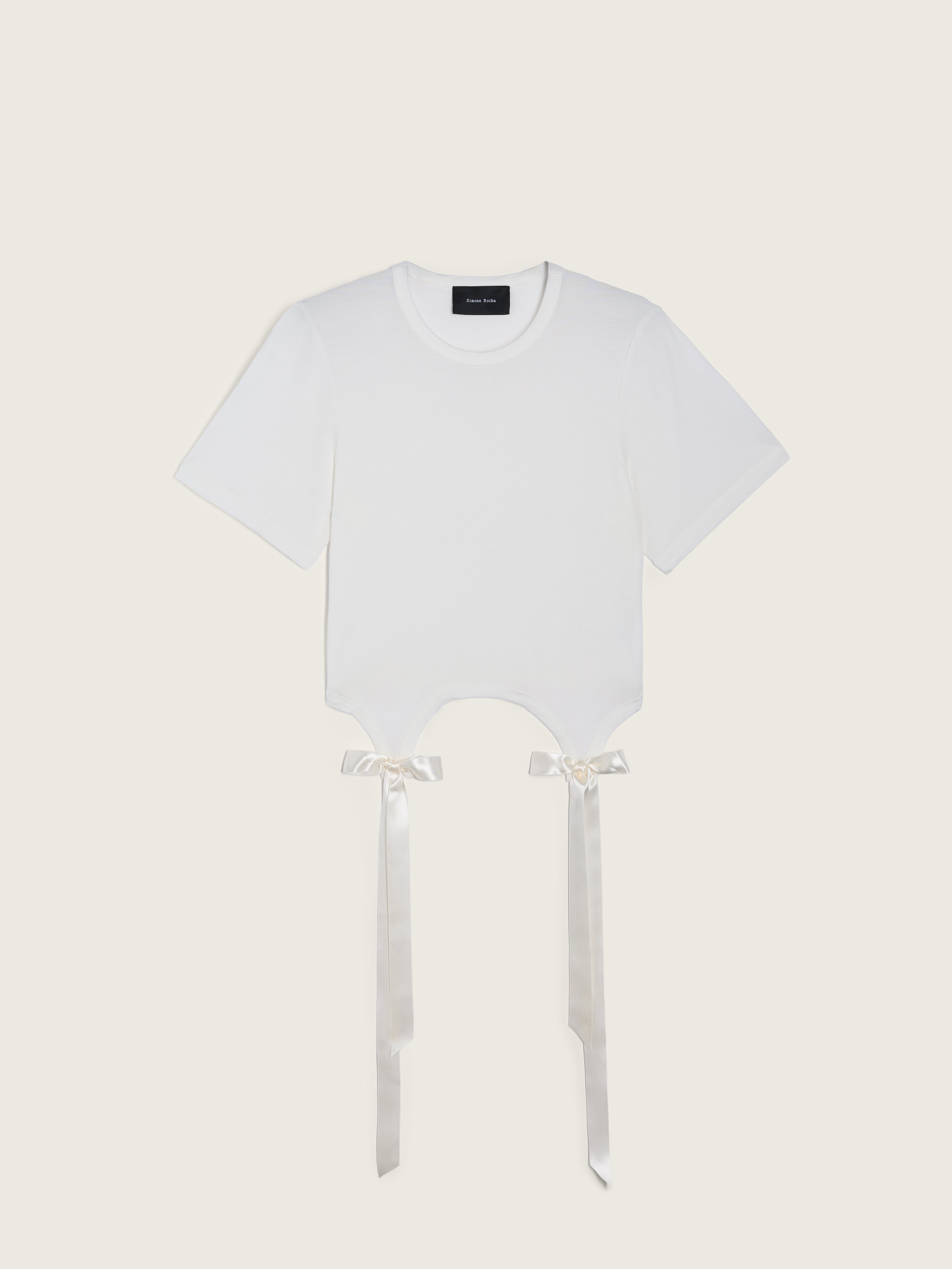 トップス Simone Rocha BOW TAIL T-SHIRT Bow Tail Easy T-Shirt – Simone Rocha
