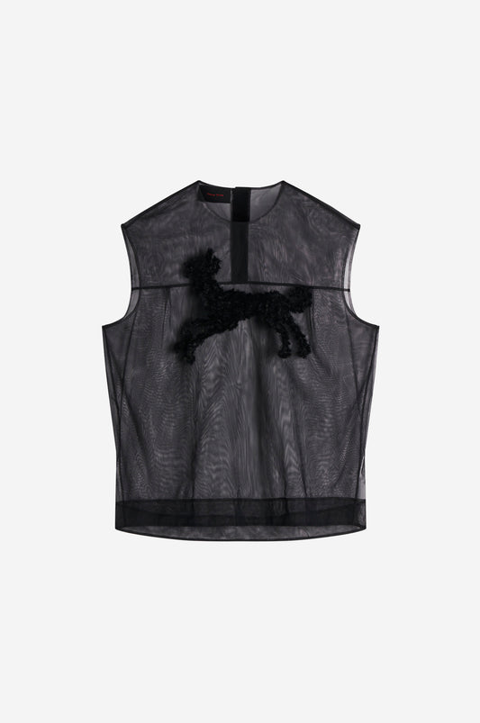 Sheer Creature Boxy Tank Top