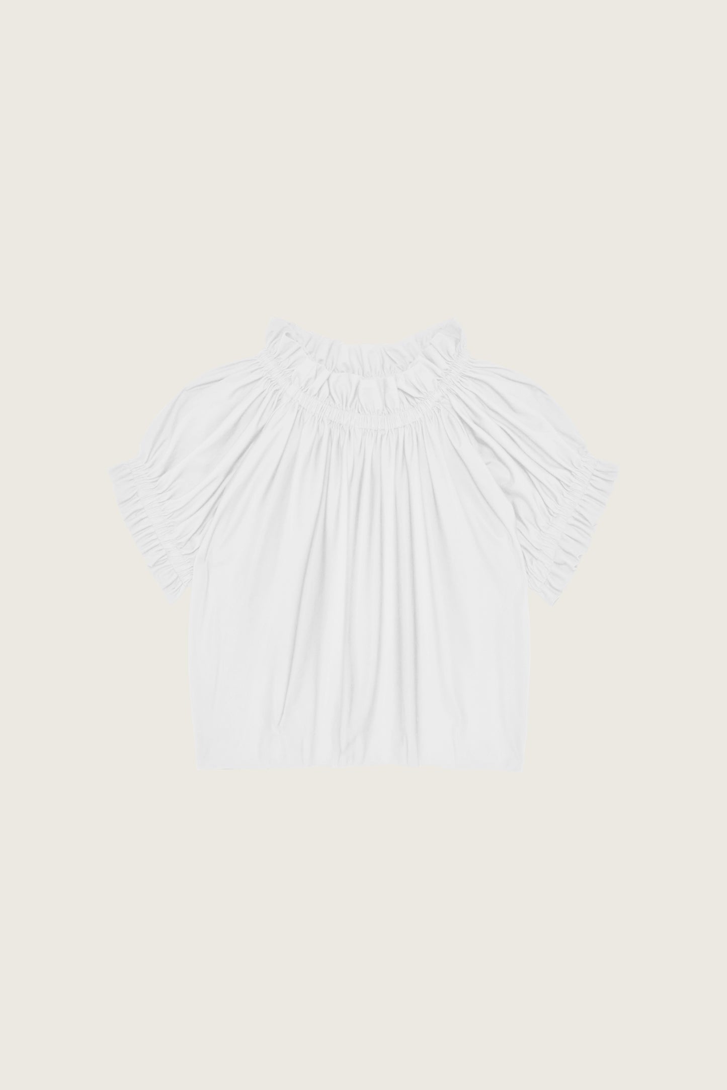 Gathered Ruffle Tulip Top