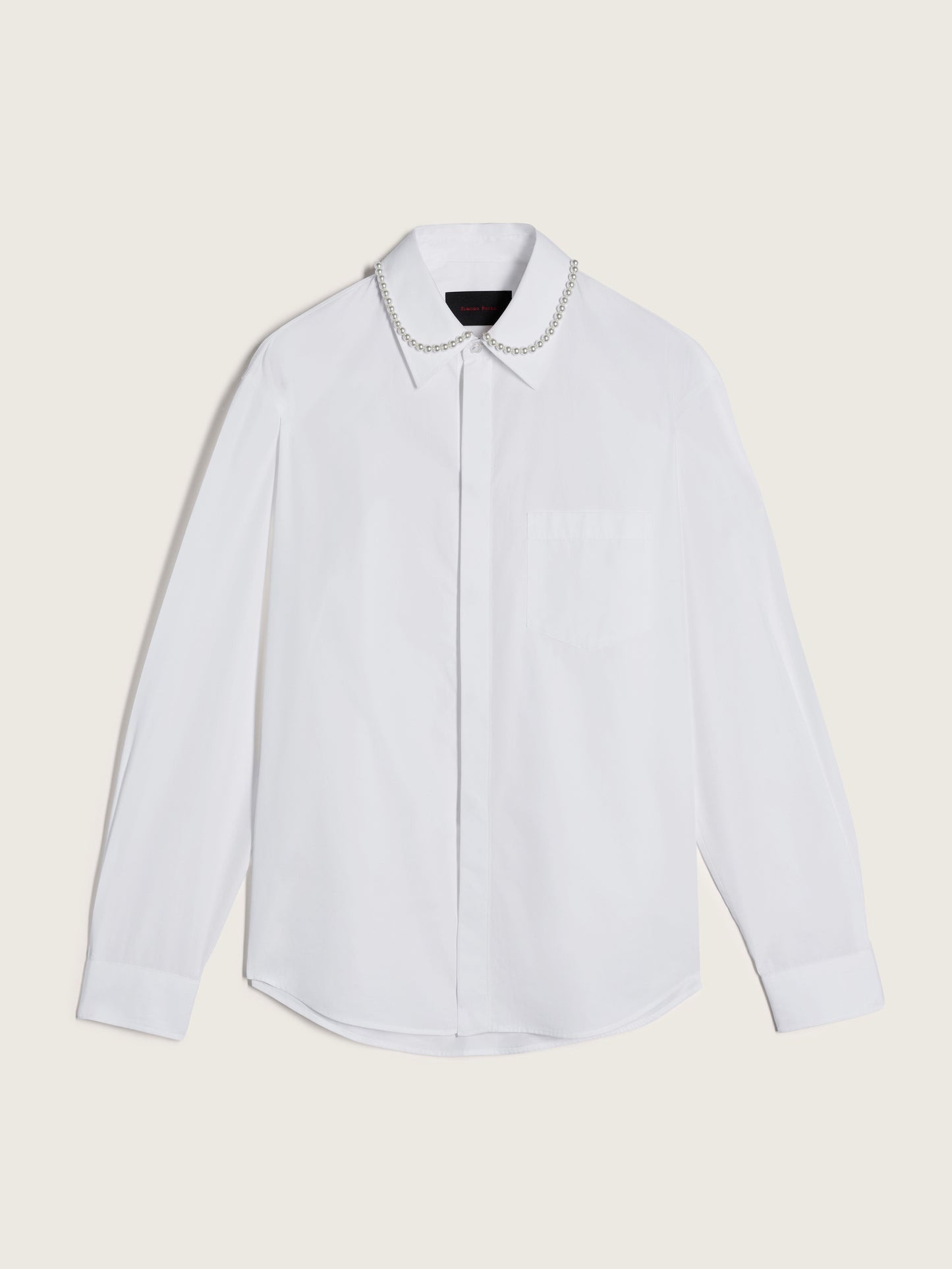 Beaded Classic Concealed Button Shirt