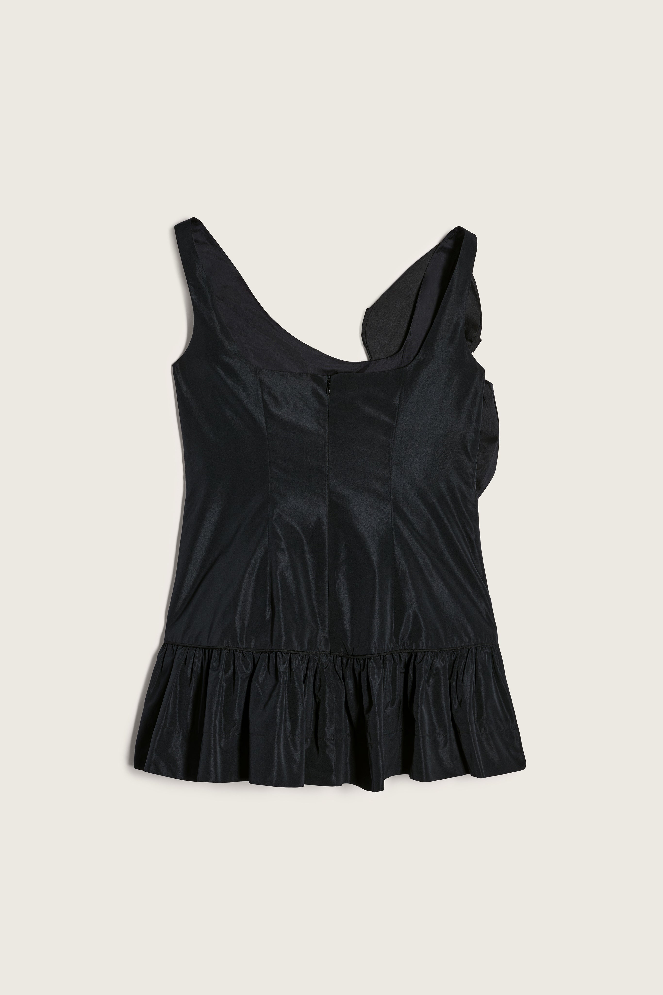 Pressed Rosette Tilted Neck Peplum Top – Simone Rocha
