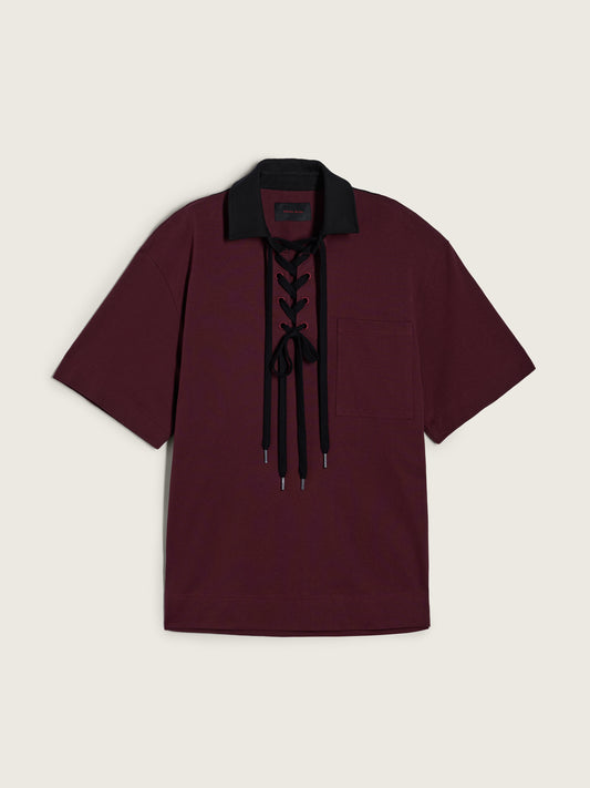 Lace Up Rugby Polo