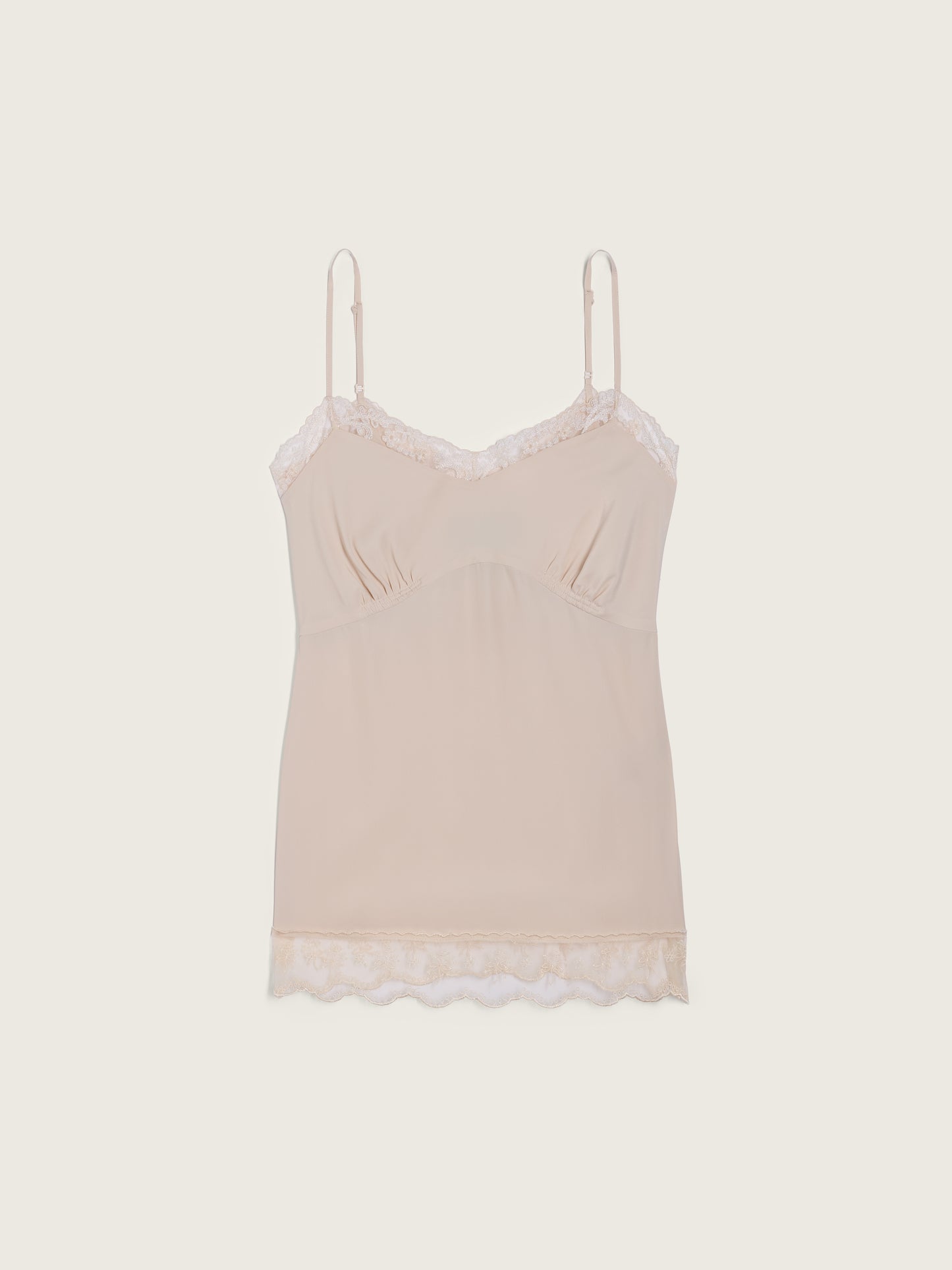 Lace Trim Negligee Cami