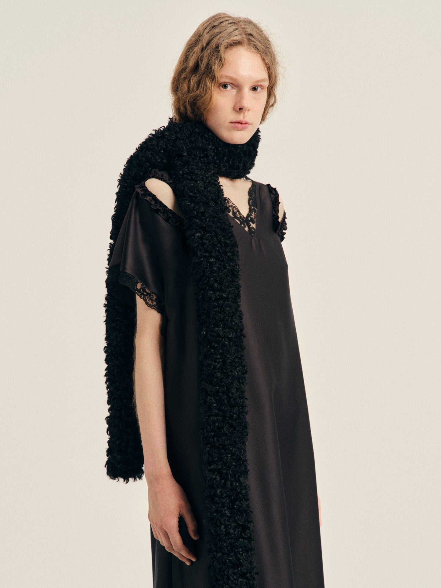 Skinny Faux Fur Scarf
