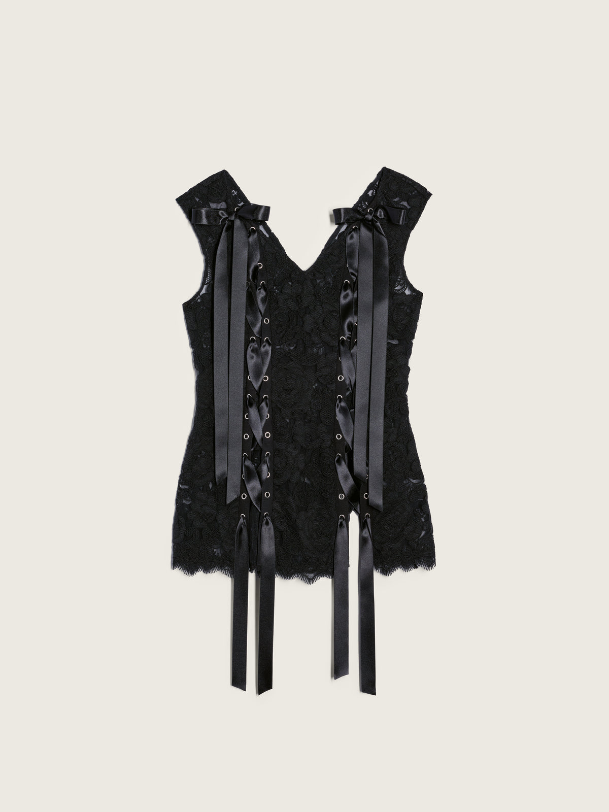 Unraveling Ribbon Portrait Top