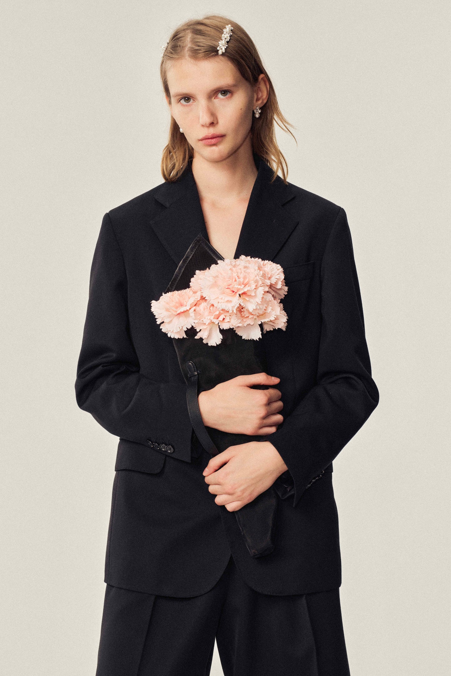 Cut-Out Bow Detail Jacket