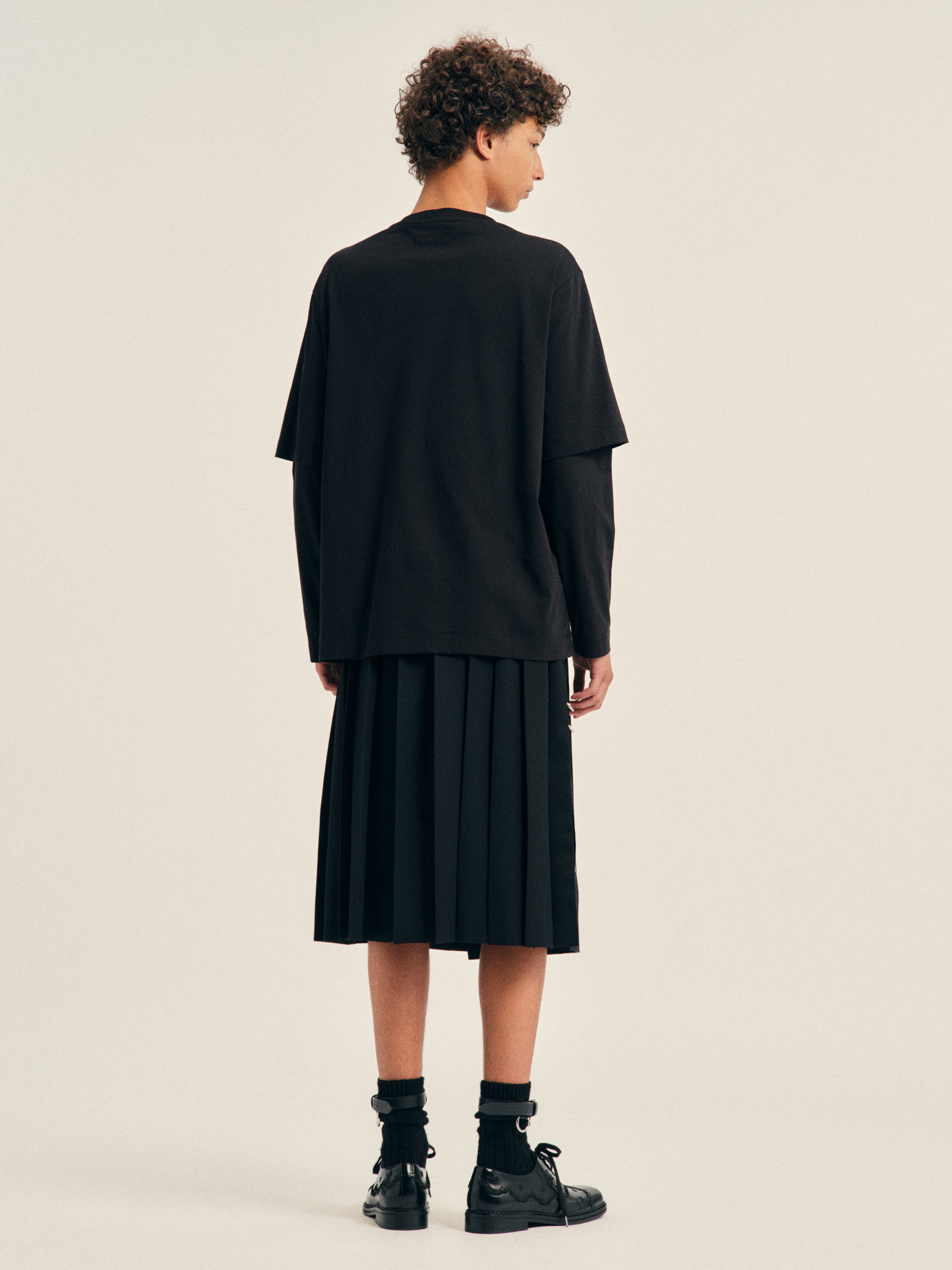 Ruffle Slash Layered Long Sleeve T-Shirt – Simone Rocha