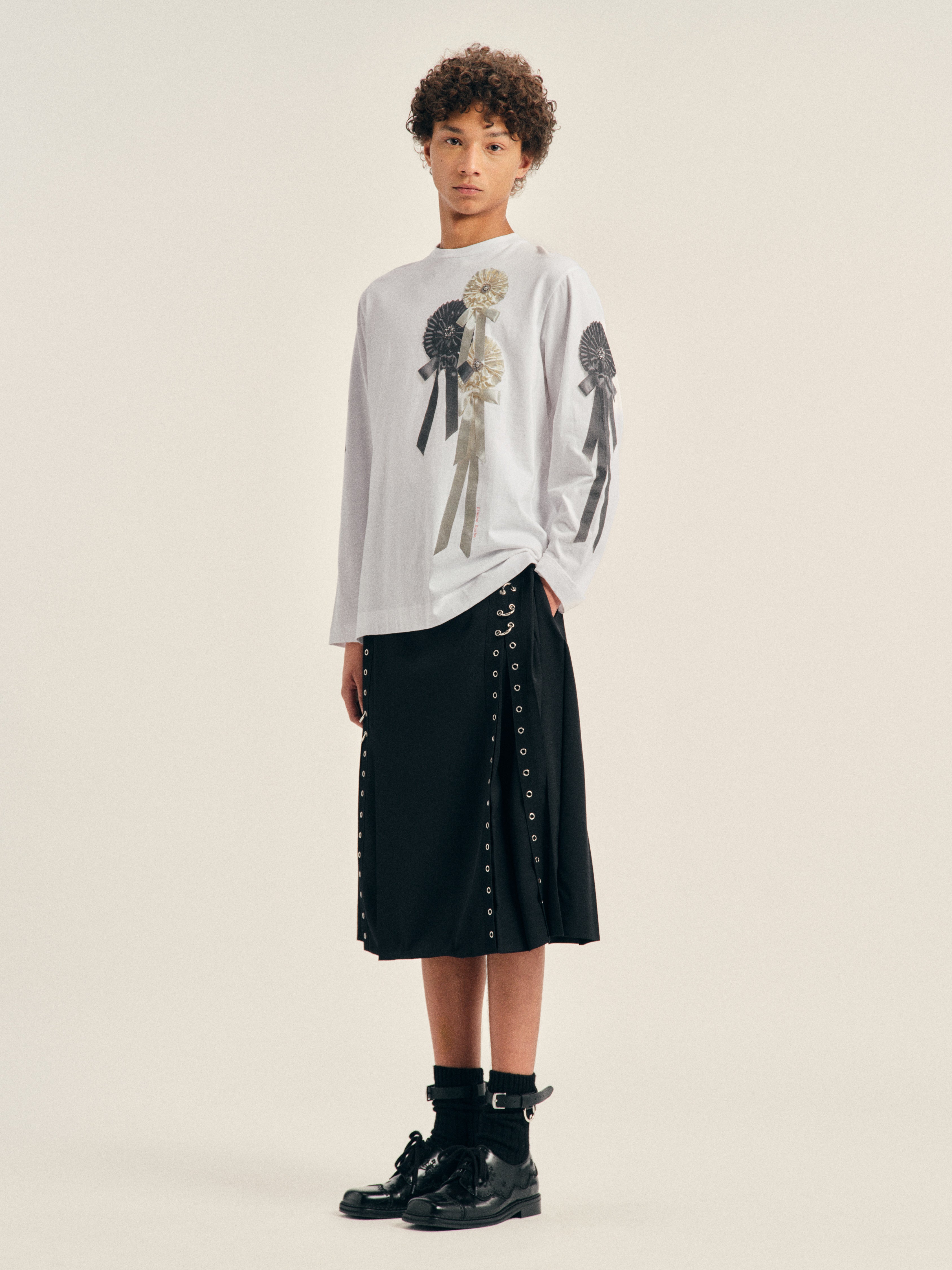 Tailored Grommet Ring Clip Kilt – Simone Rocha