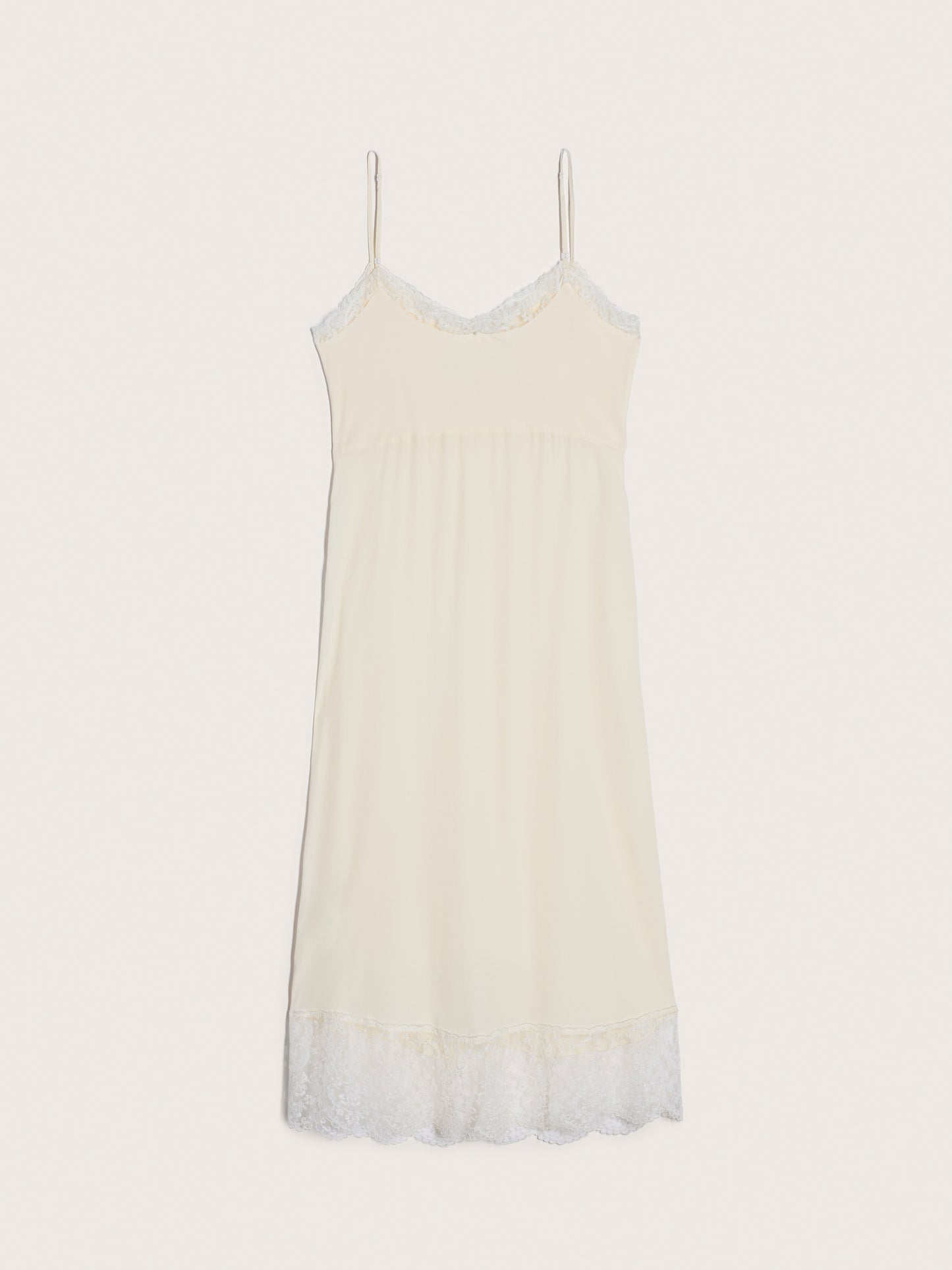Lace Trim Slip Dress