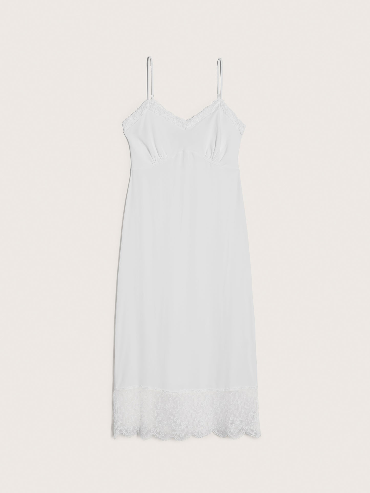 Lace Trim Slip Dress