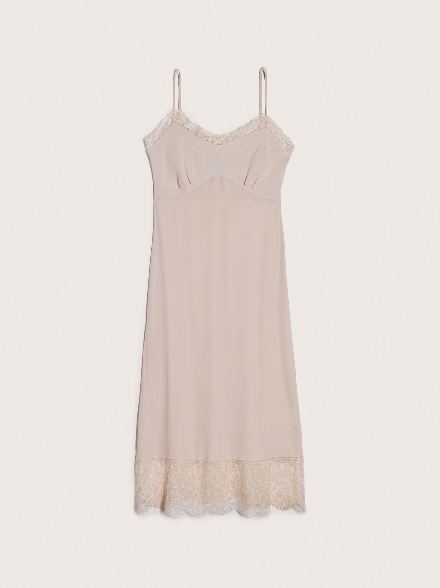 Lace Trim Slip Dress