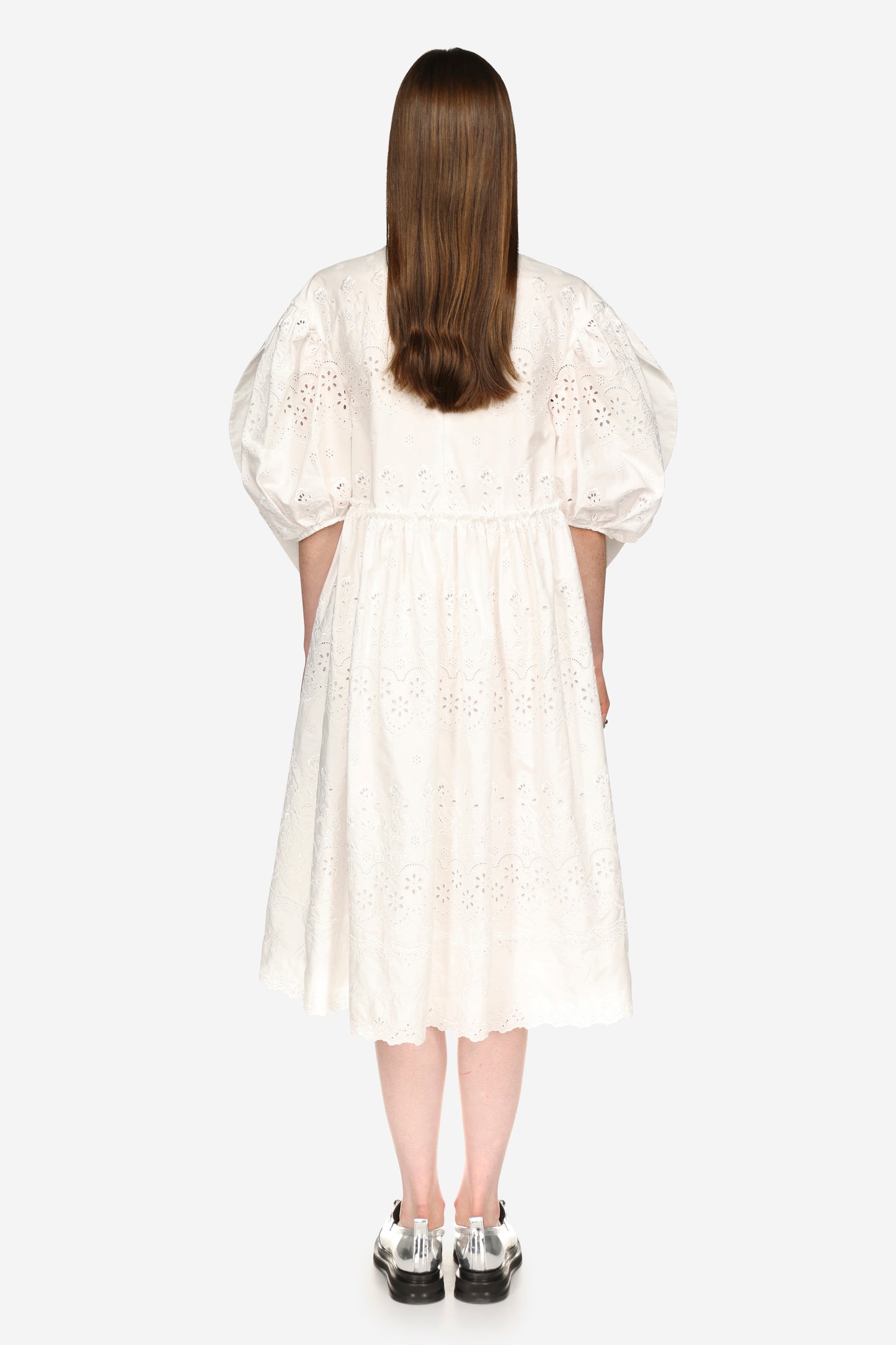 Front Bow Smock Dress