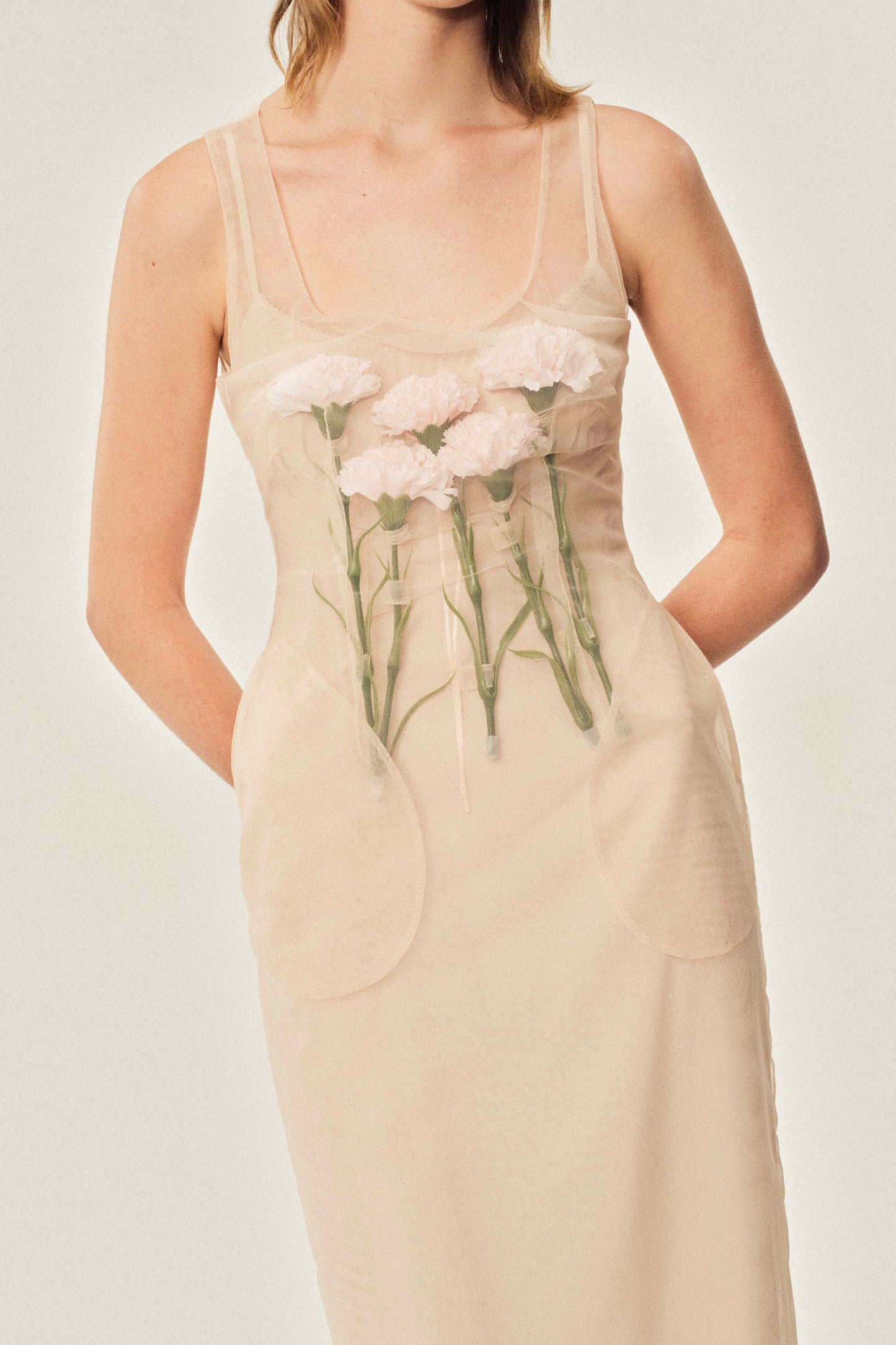 Carnation Dart Dress