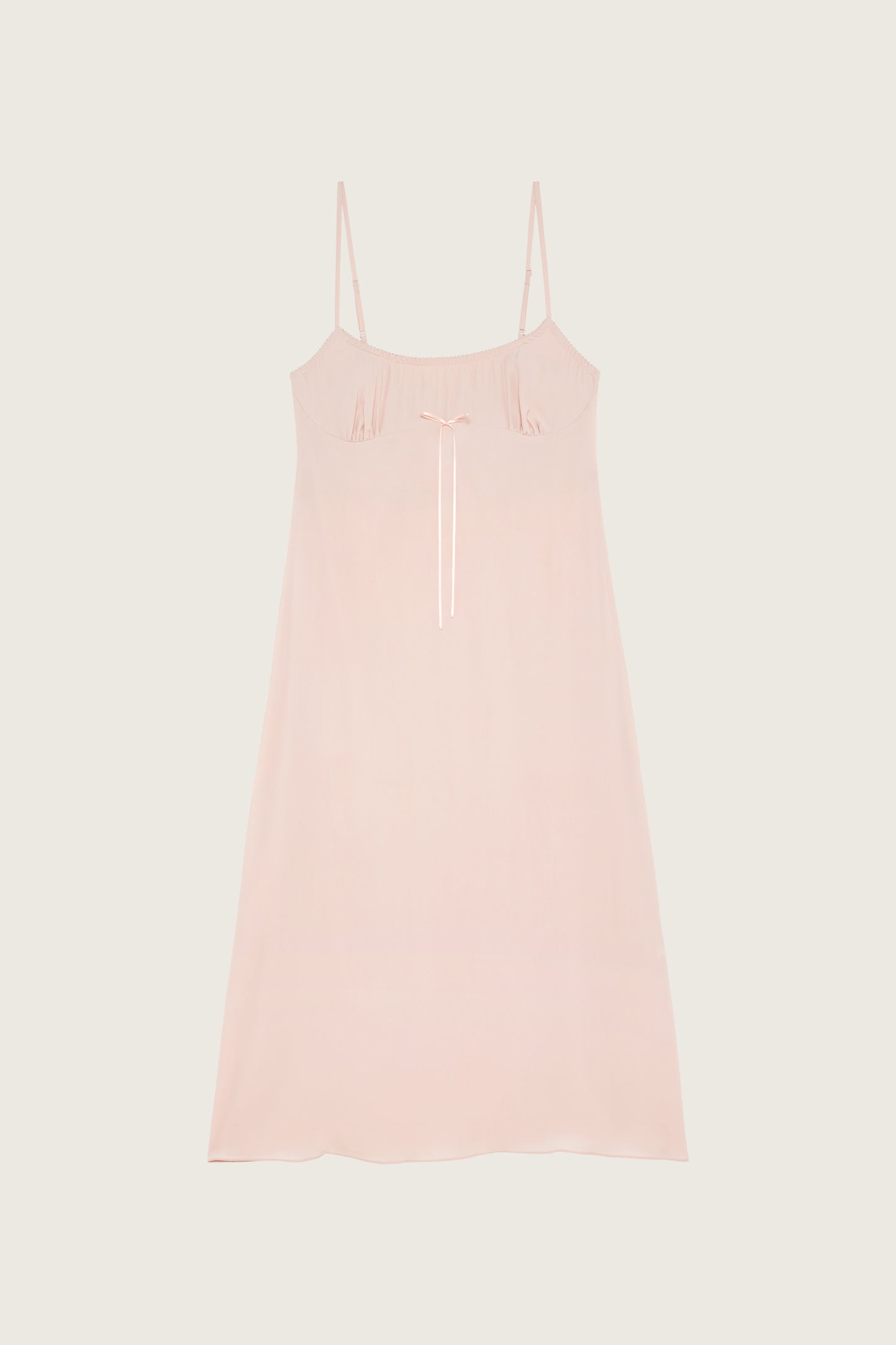 Negligee Bow Slip Dress