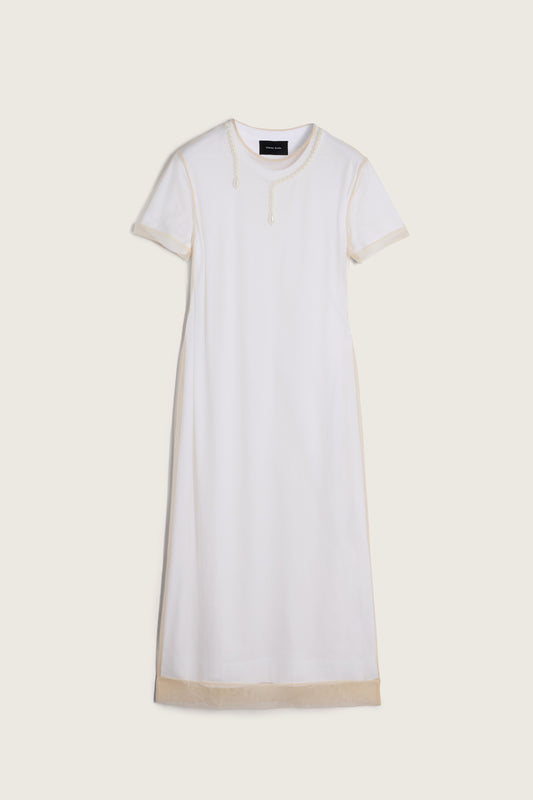 Beaded Layered Liquid Dress