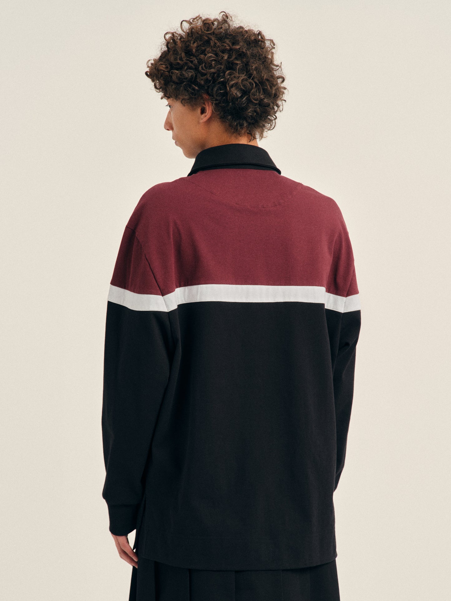 Bow Stripe Rugby Shirt