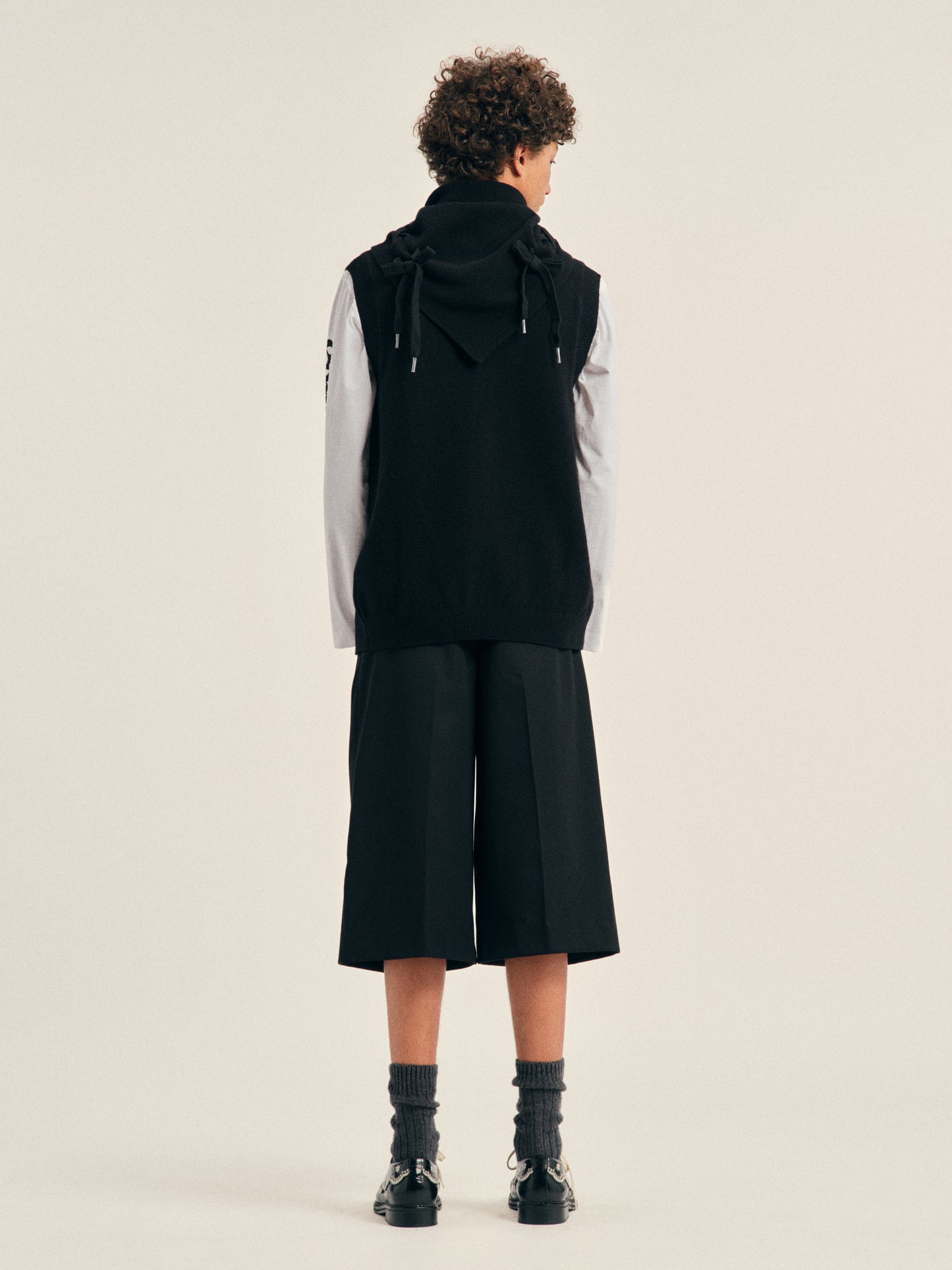Merino Lace Up Hem Vest