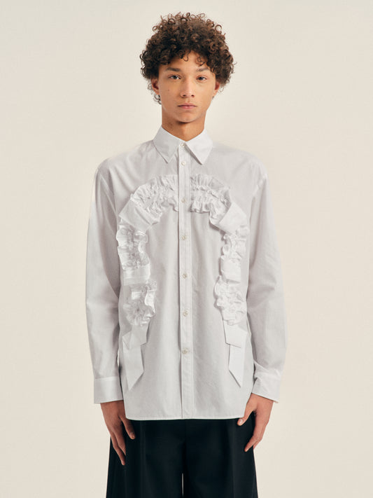 Ruffle Horseshoe Easy Shirt