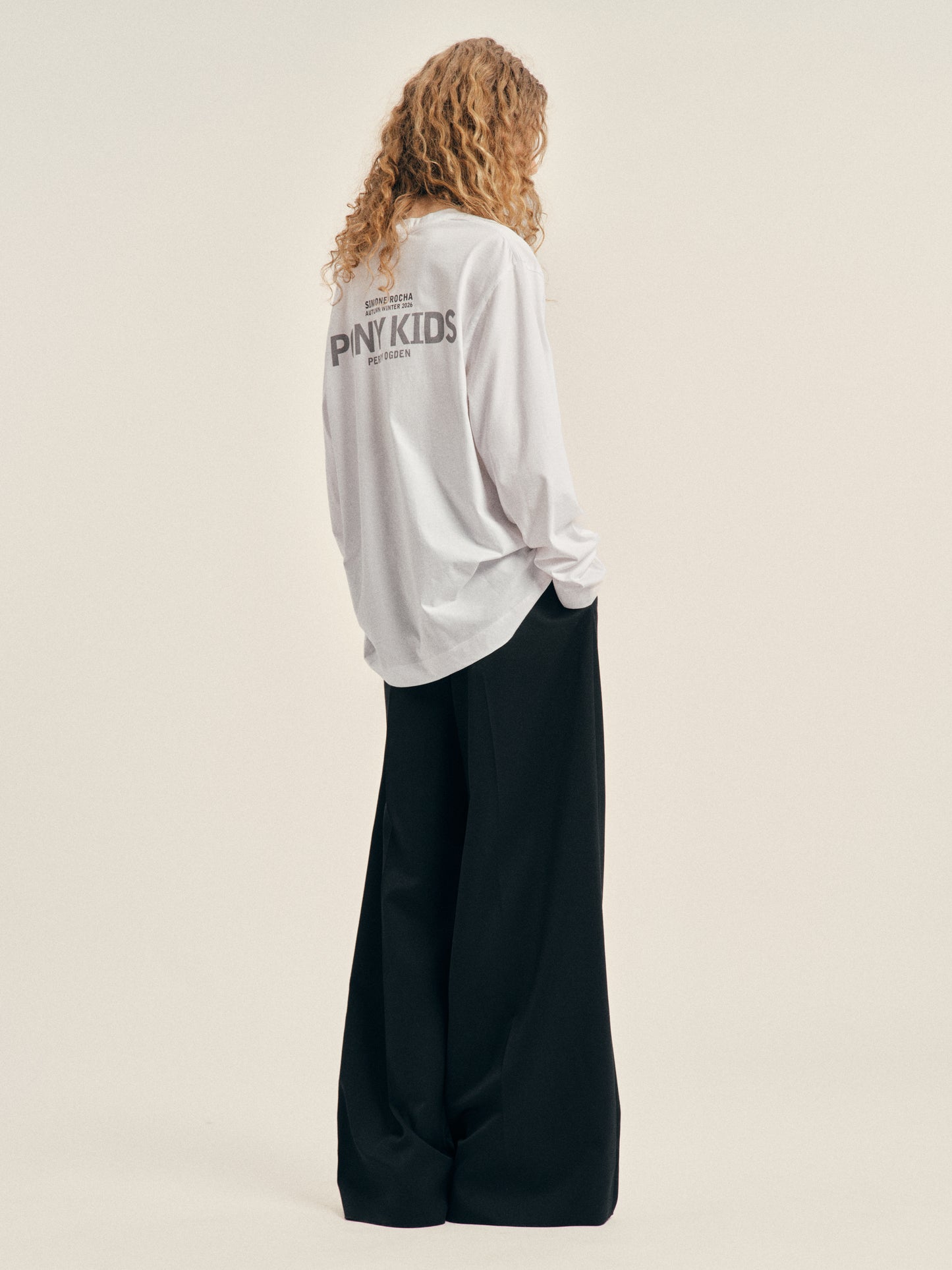 Pony Kid Print Long Sleeve T-Shirt