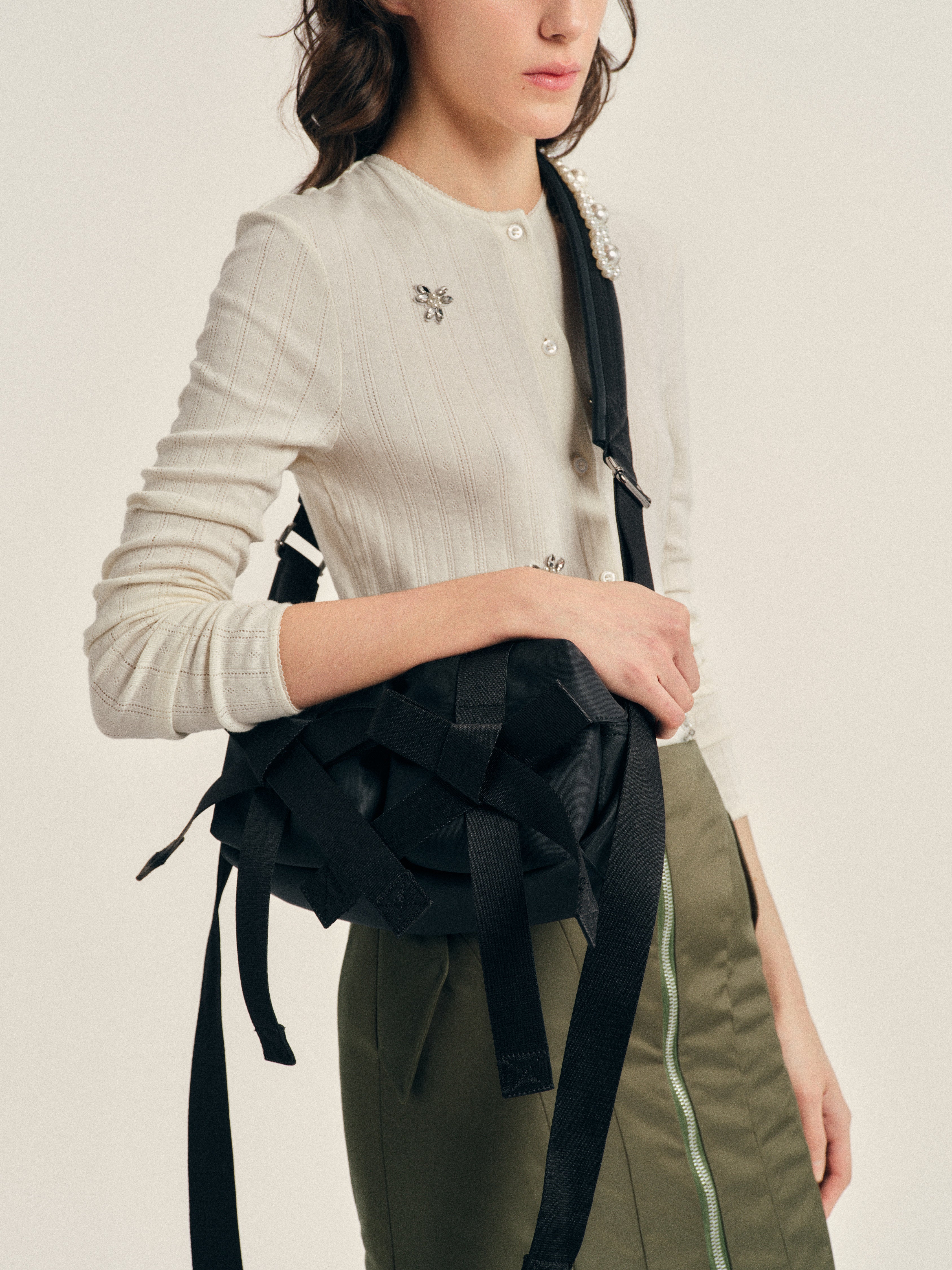 Beaded Classic Bow Crossbody Bag – Simone Rocha