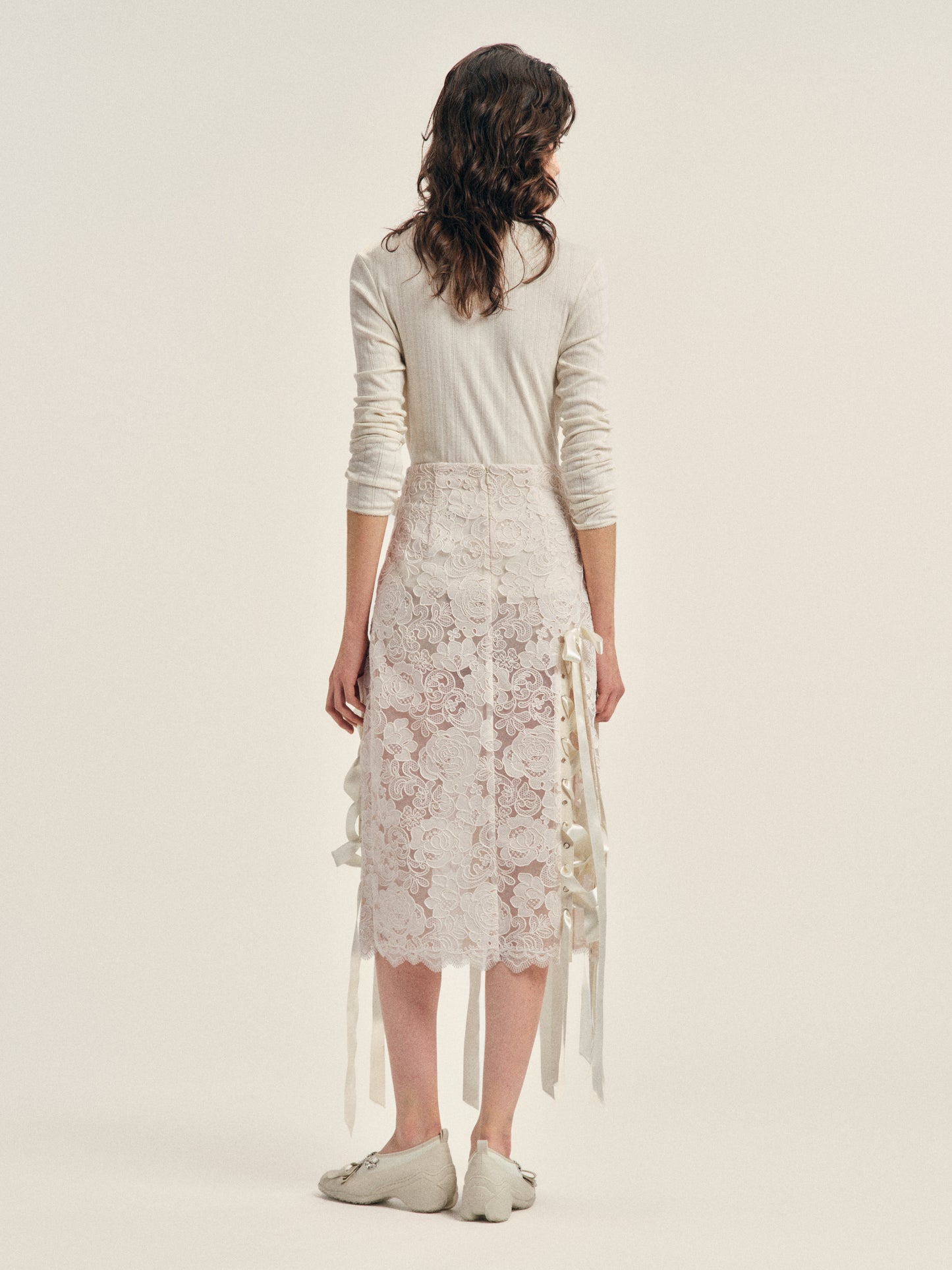 Unraveling Ribbon Ring Skirt