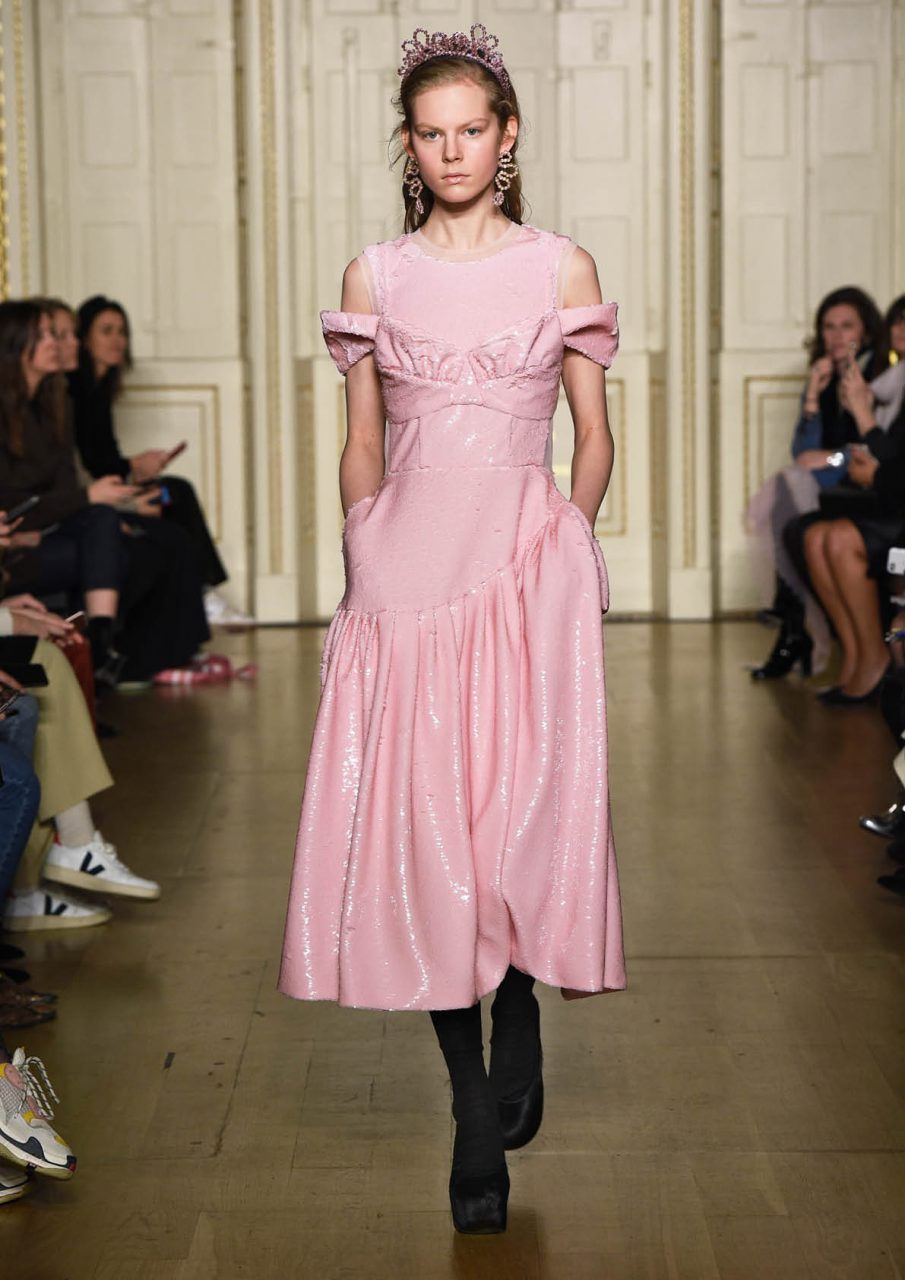 Simone Rocha スカート ウール 2019AW UK8 Simone Rocha（シモーネロシャ）の「Simone Rocha Tulle Midi