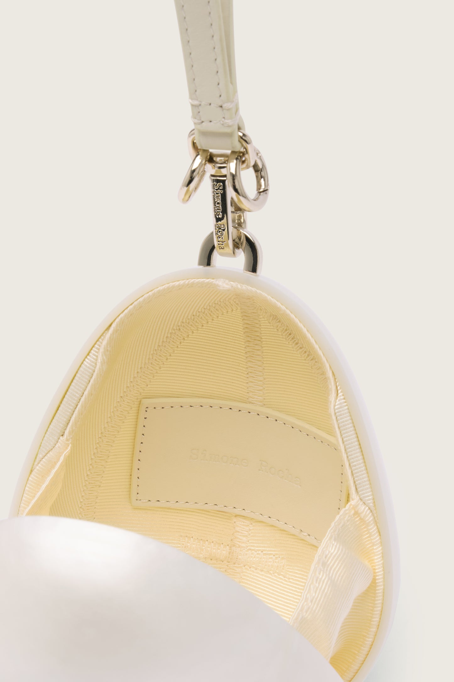 Embellished Hare Pearl Egg Bag