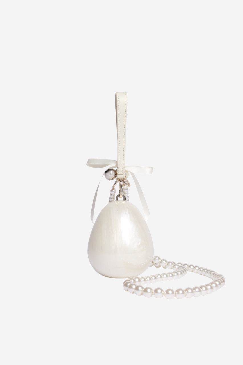 Bell Charm Micro Pearl Egg Bag