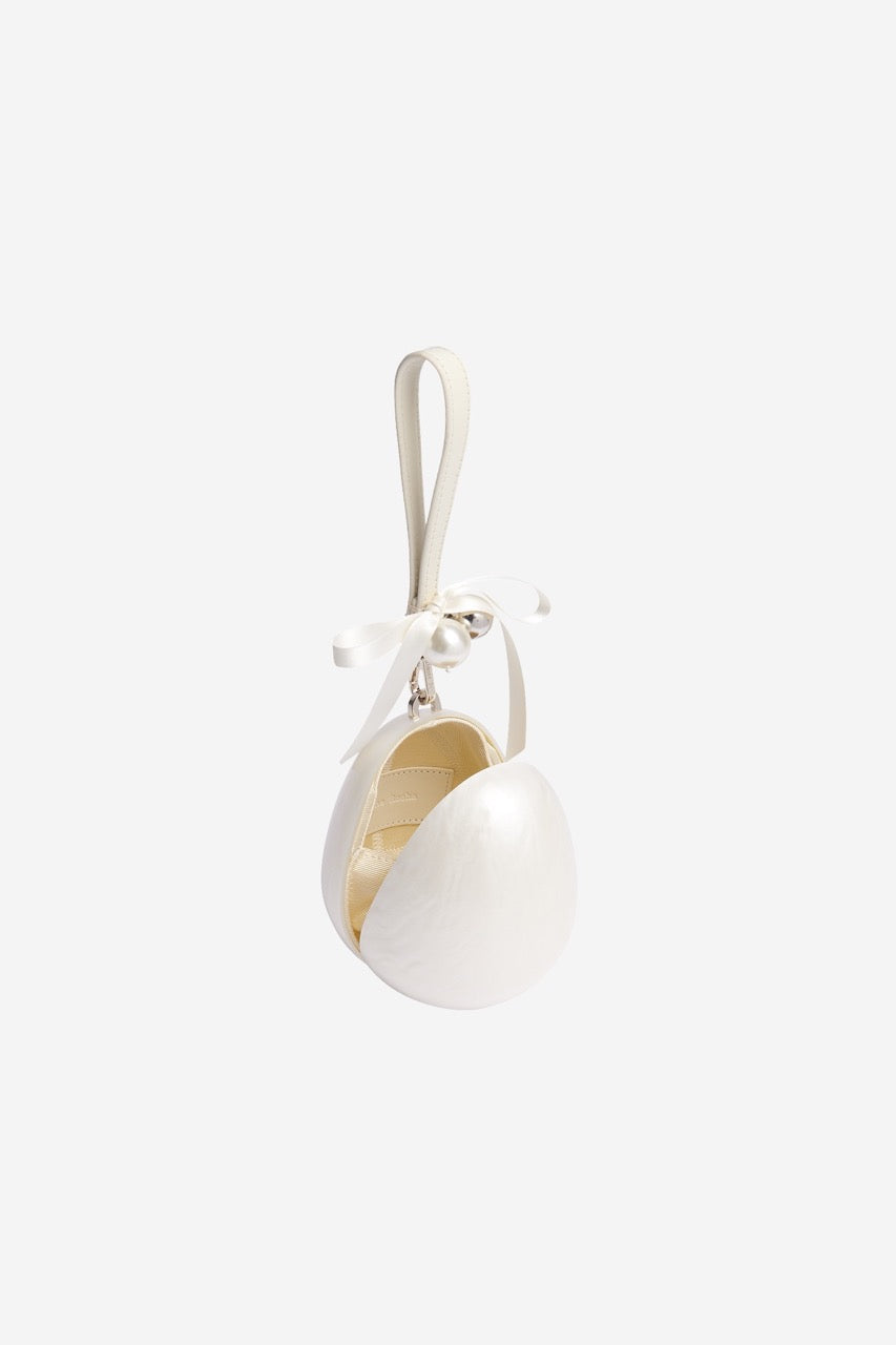 Bell Charm Micro Pearl Egg Bag