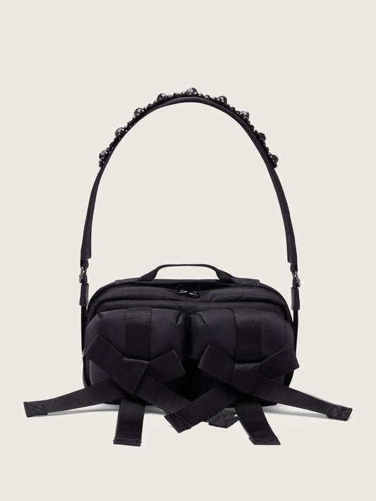 Beaded Classic Bow Crossbody Bag