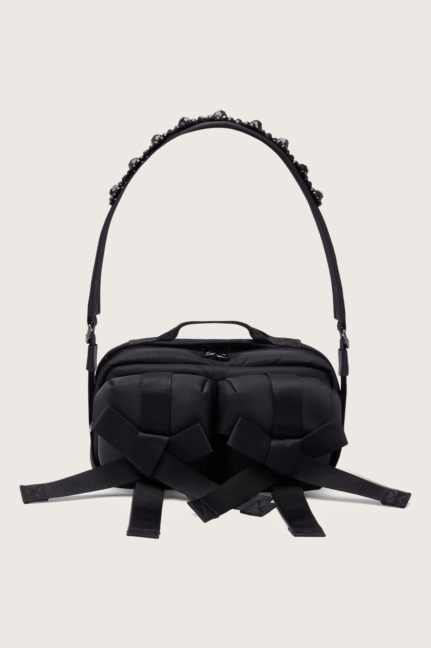 Beaded Classic Bow Crossbody Bag