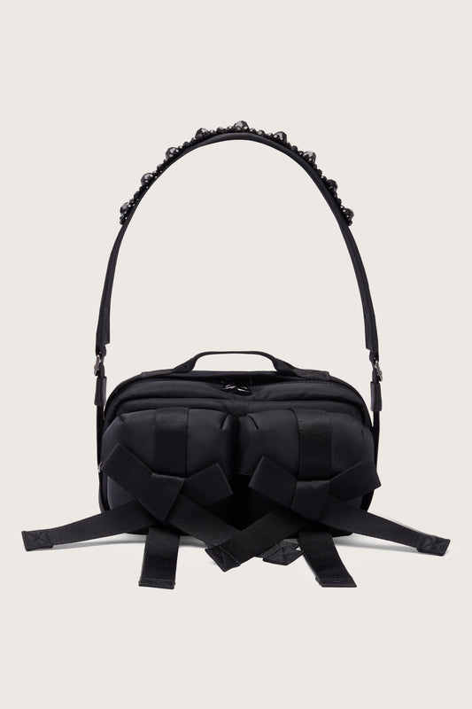 Beaded Classic Bow Crossbody Bag