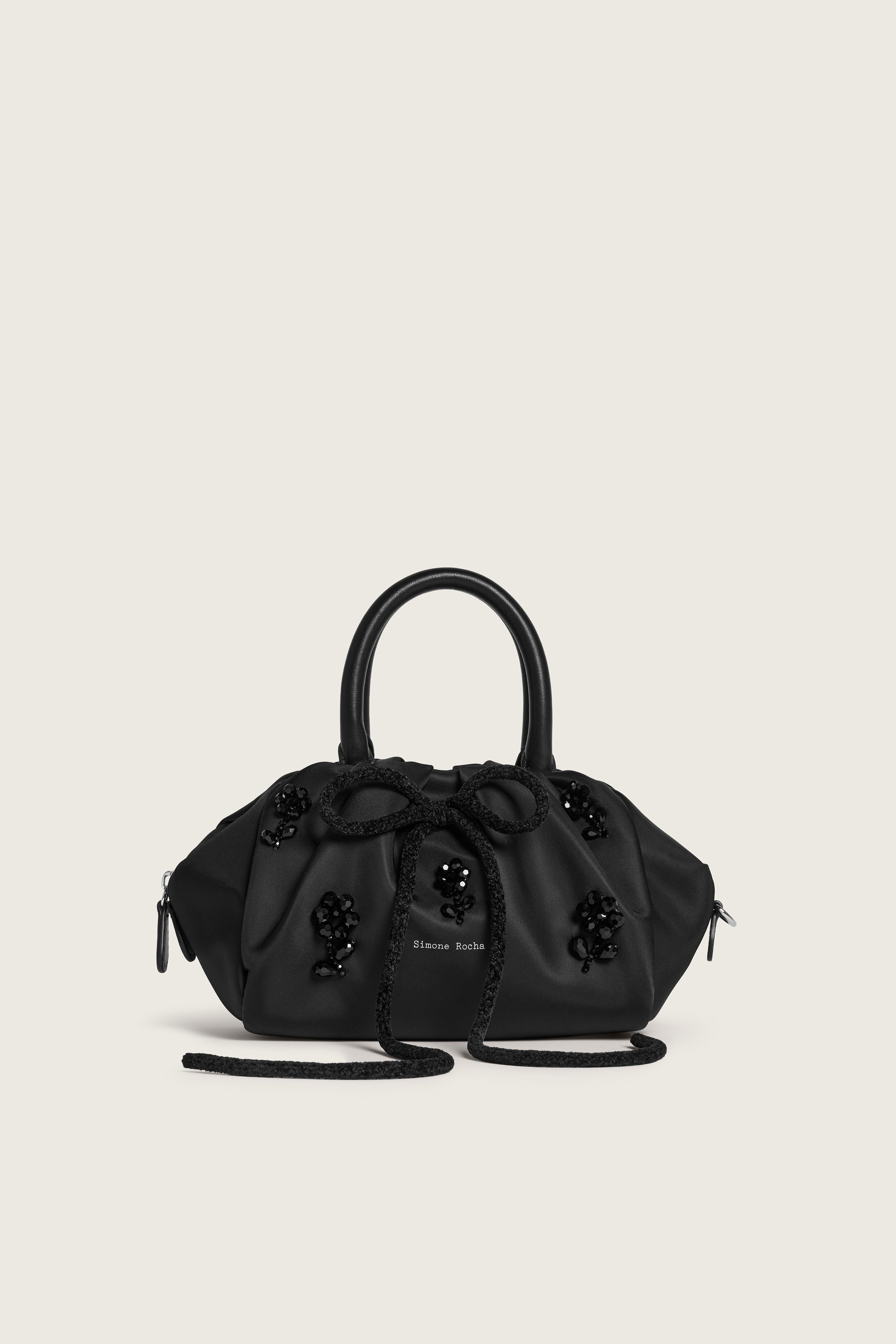 Embellished Mini Gathered Top Handle Bag – Simone Rocha