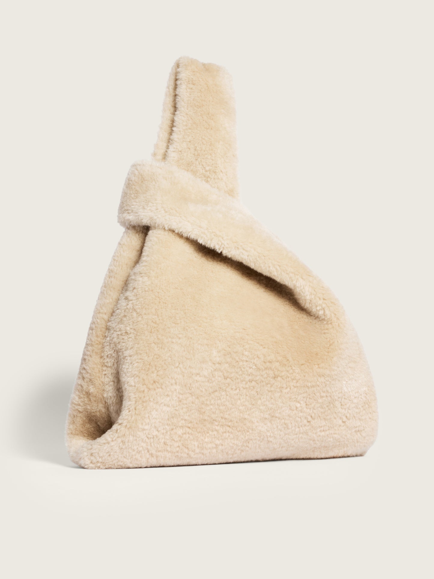 Embellished Faux Fur Shopper Bag