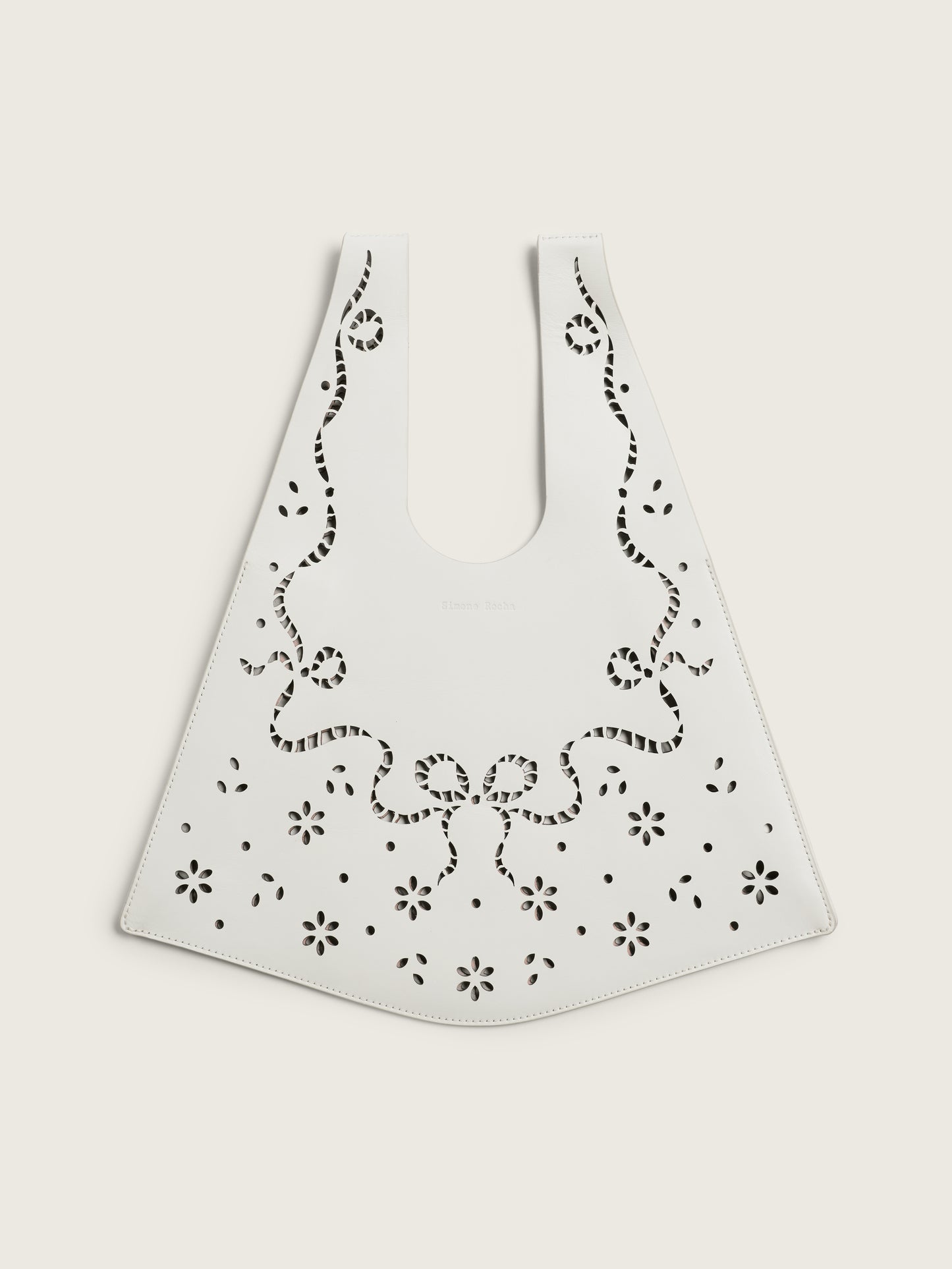 Mini Lasercut Lace Shopper Bag
