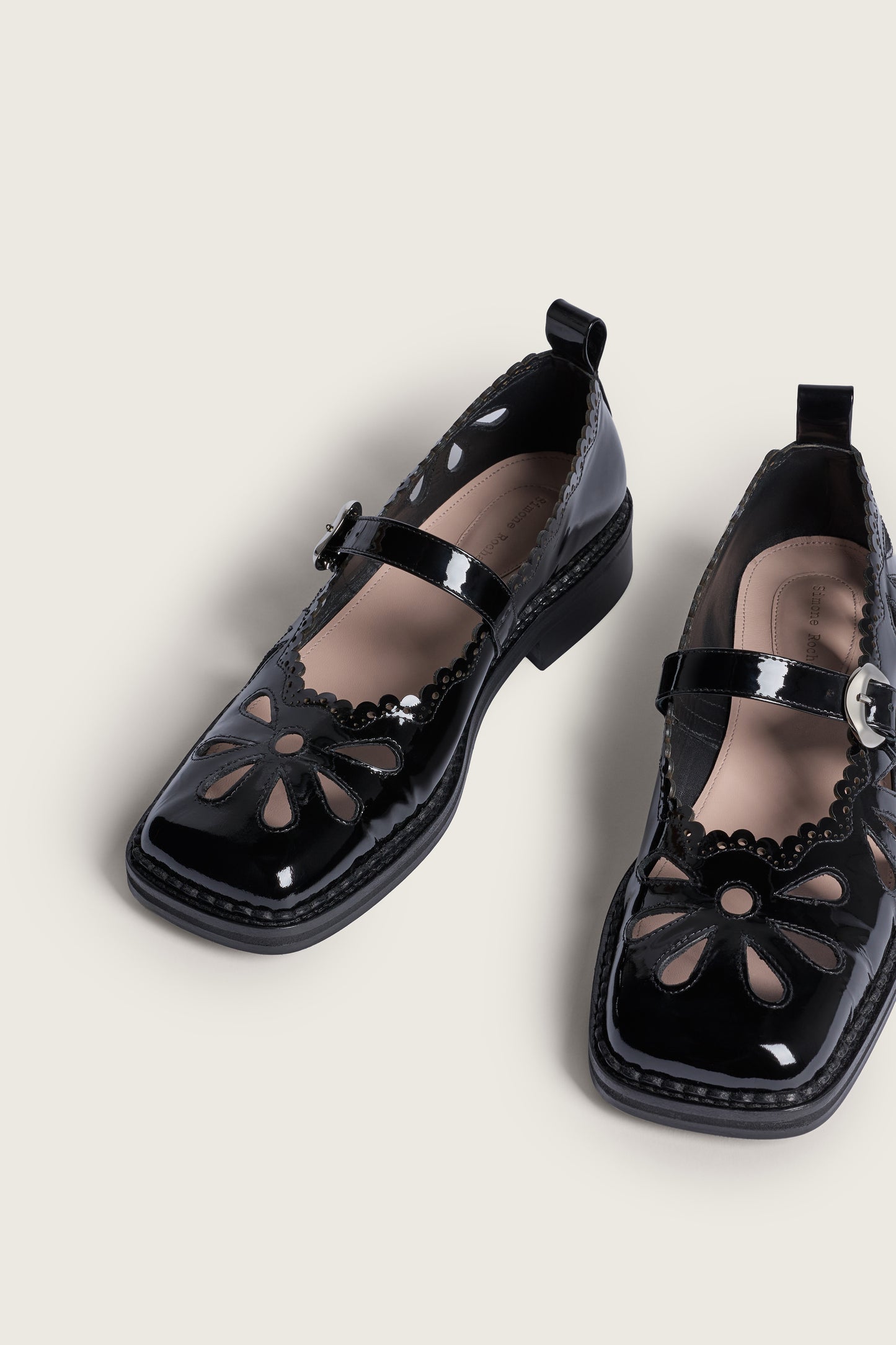 Daisy Cutout Mary Jane Brogue