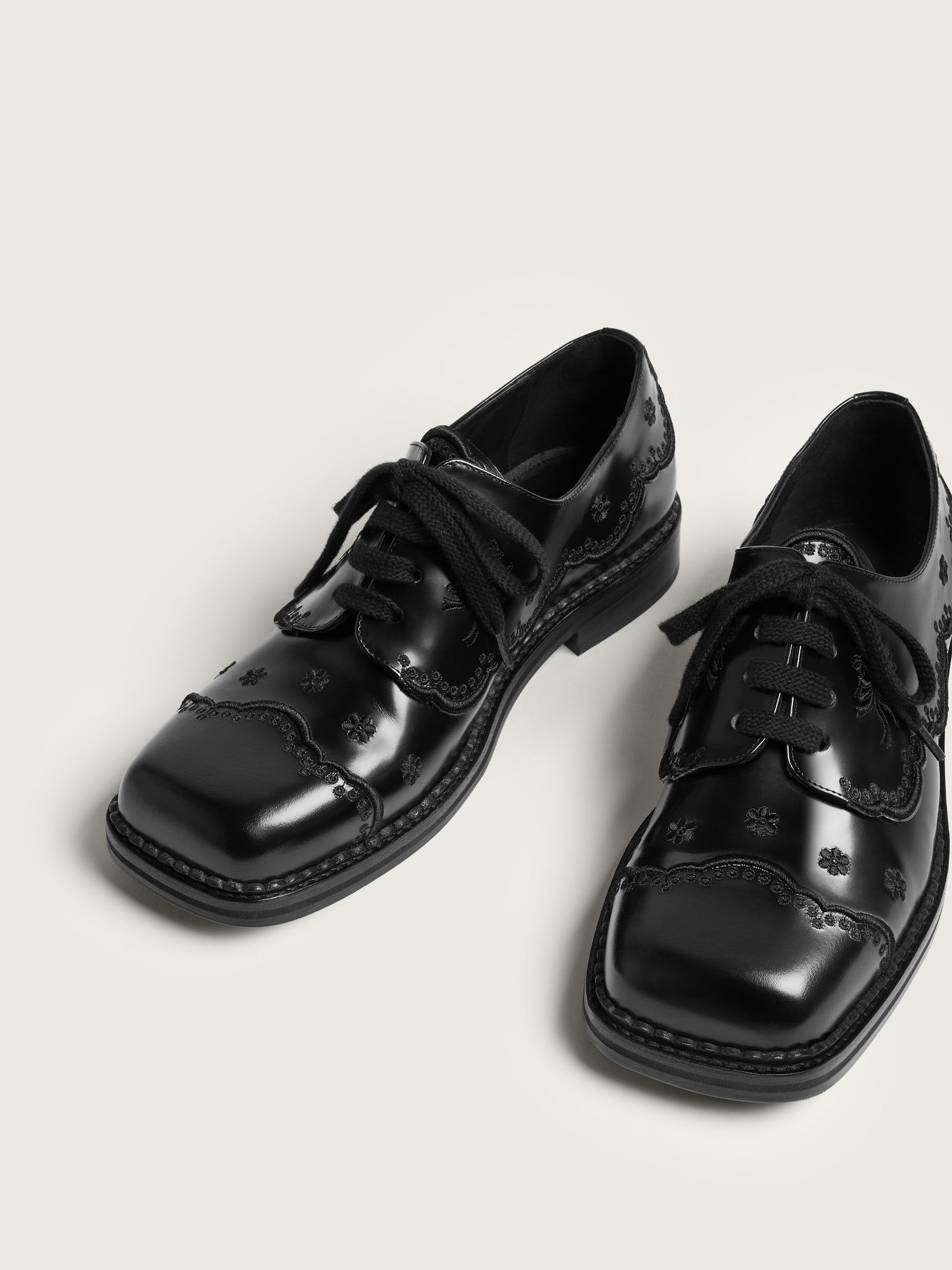Floral Lace Brogue