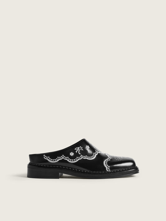 Floral Lace Mule