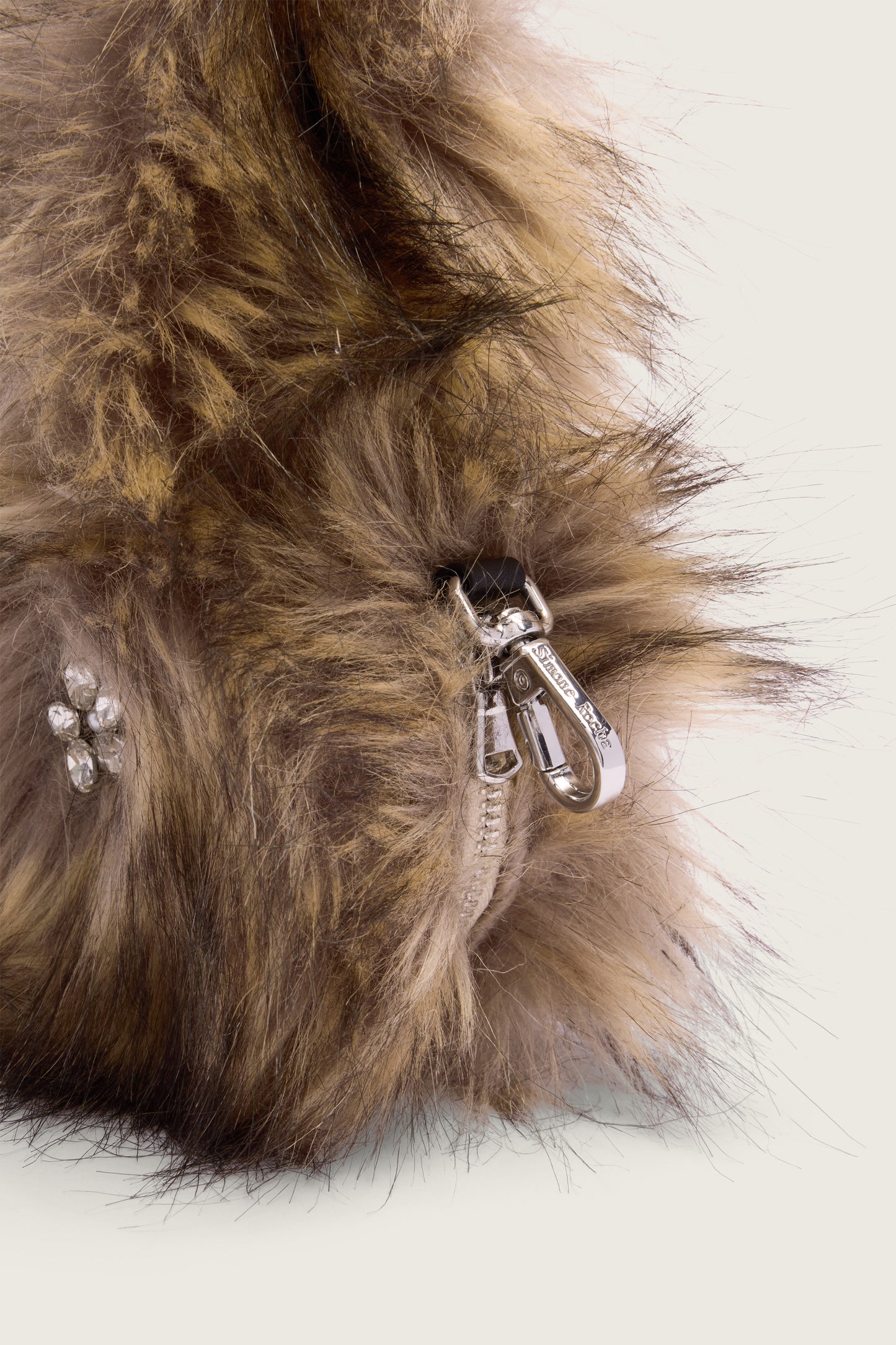 Faux Fur Hare Coin Purse Bag Charm
