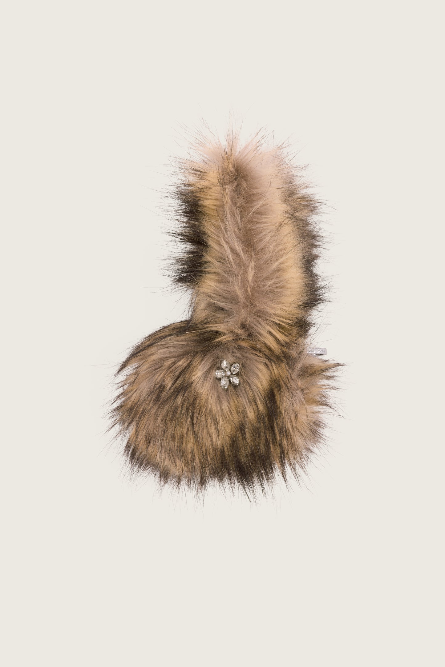 Faux Fur Hare Coin Purse Bag Charm