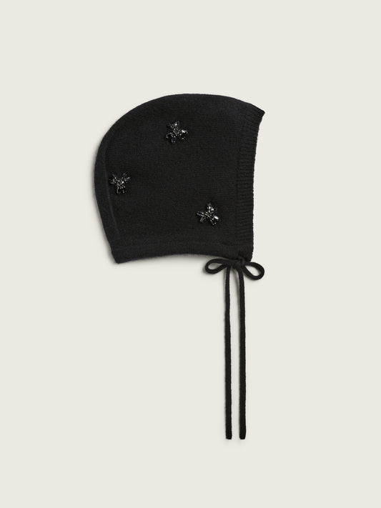 Turbo Embellished Cashmere Bonnet