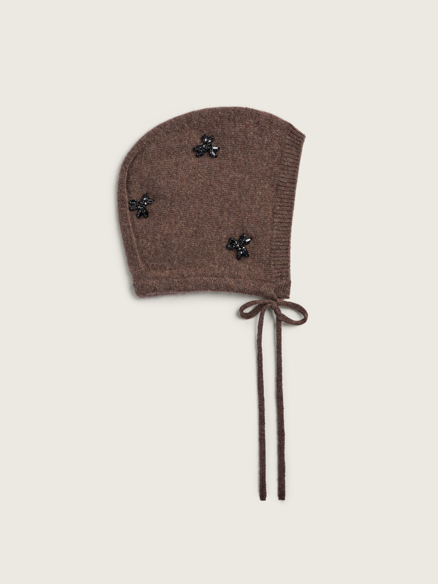 Turbo Embellished Cashmere Bonnet