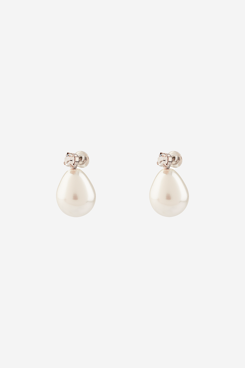 Pearl Egg Stud Earrings